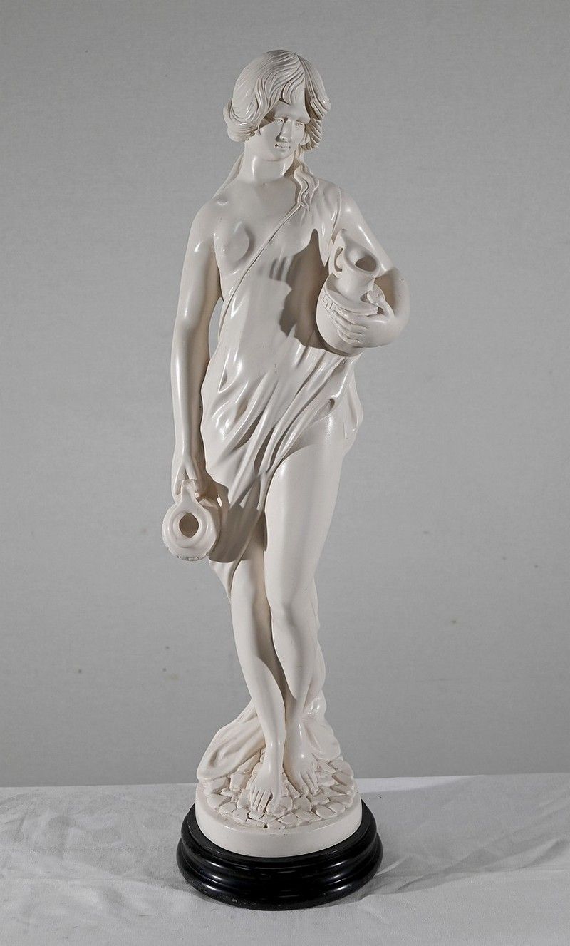 Important Statue, "Young Woman With Jugs"   2nd Part 20th