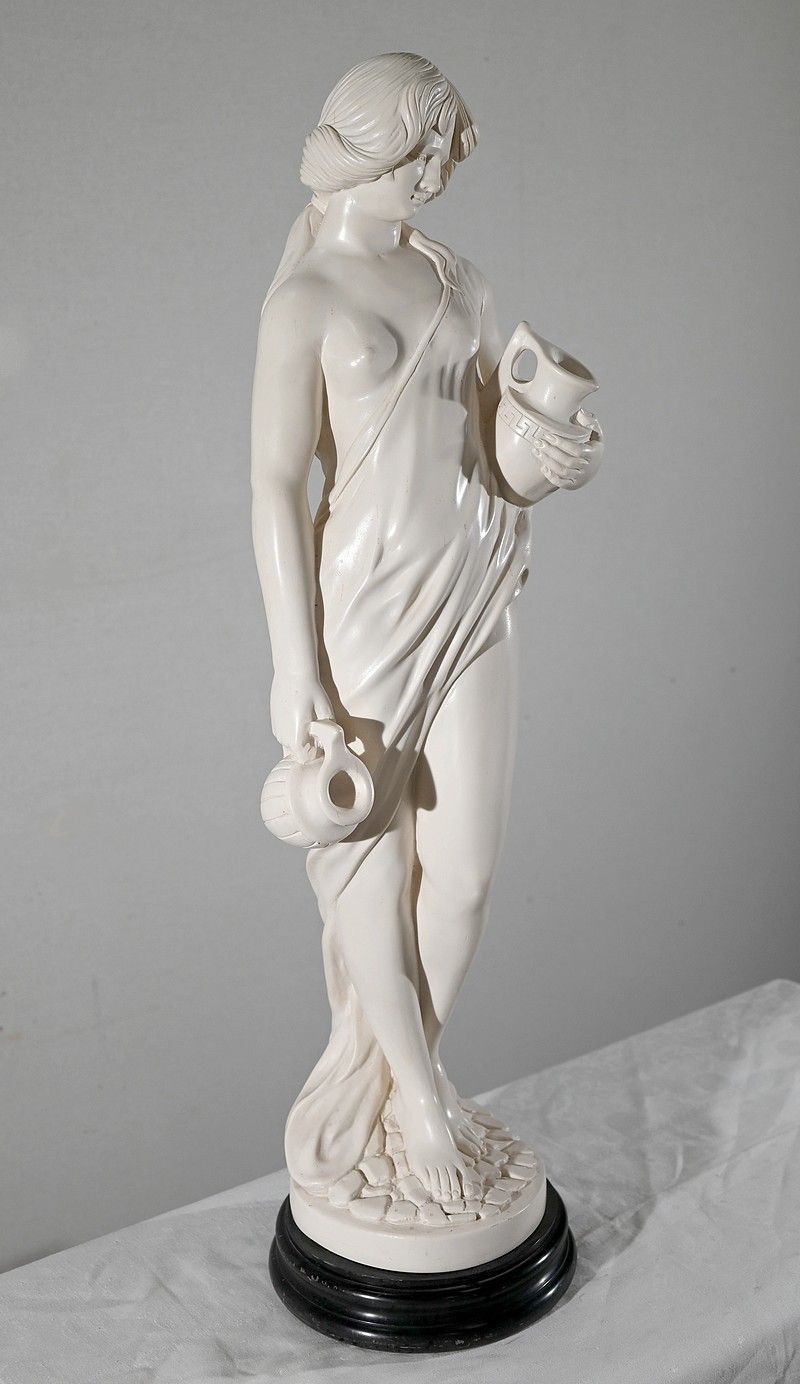 Important Statue, "Young Woman With Jugs"   2nd Part 20th photo for sale