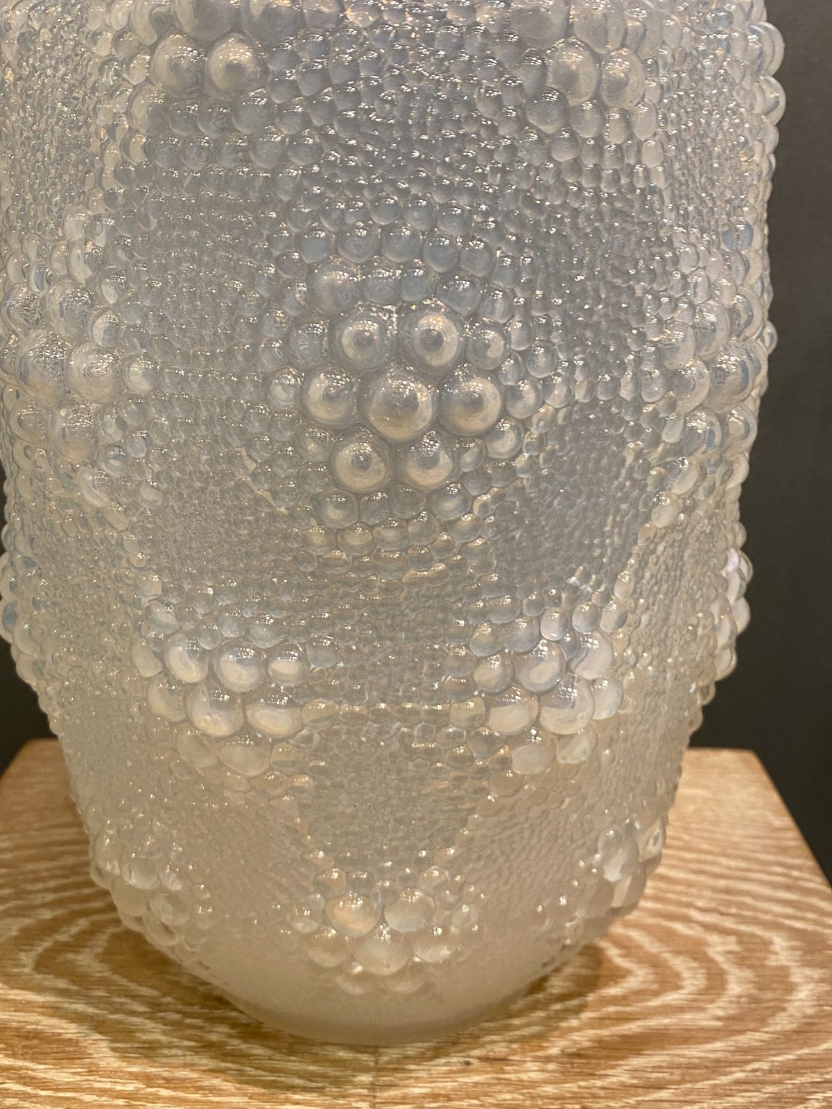 An Opalescent Davos Vase By R.Lalique photo Home Decor