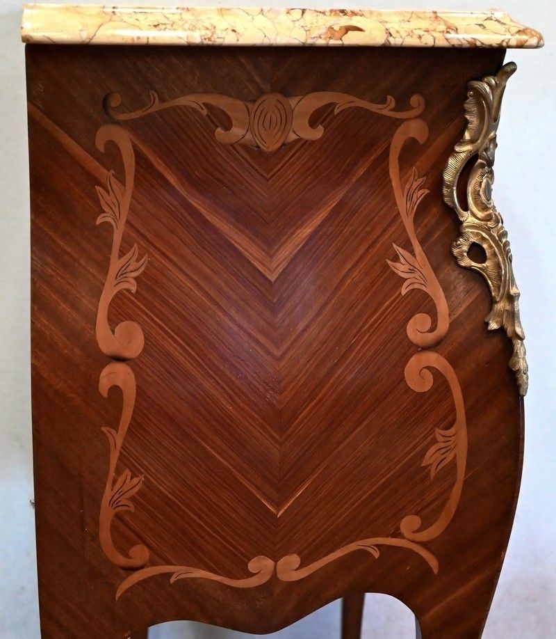 photo buy Commode Sauteuse En Acajou, Style Transition Louis XIV / Louis XV –Début Xxe