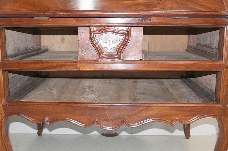 Shipowner's Desk In Mahogany, Nantes Region, Louis XV Period   18th Century photo 6536.38