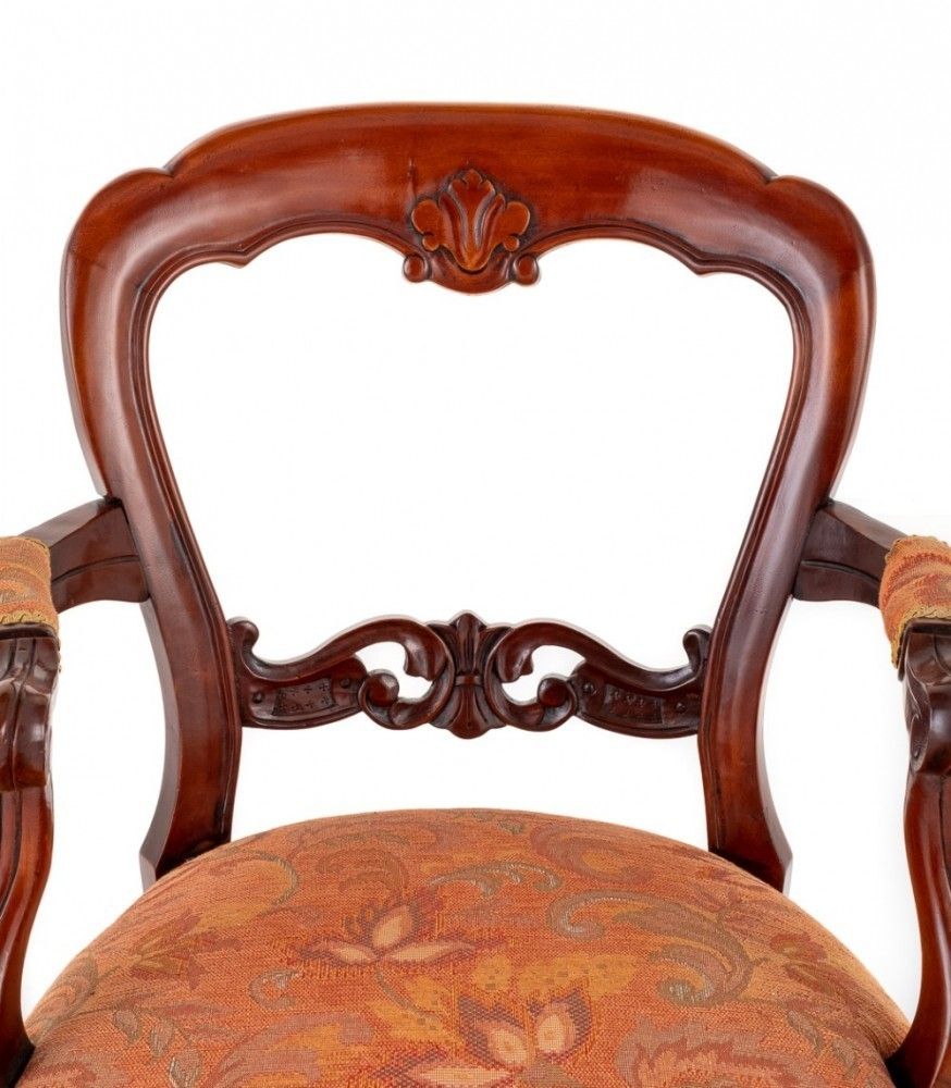 Set 10 Balloon Back Chairs Victorian Dining photo Furniture