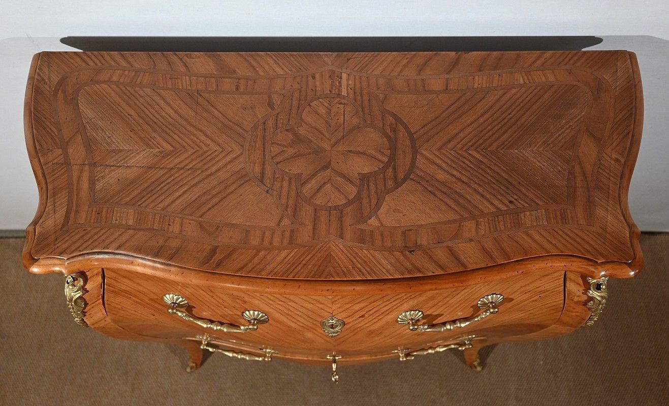Small Chest Of Drawers In Cherry, Louis XV Style   Early 20th Century photo 2884.0