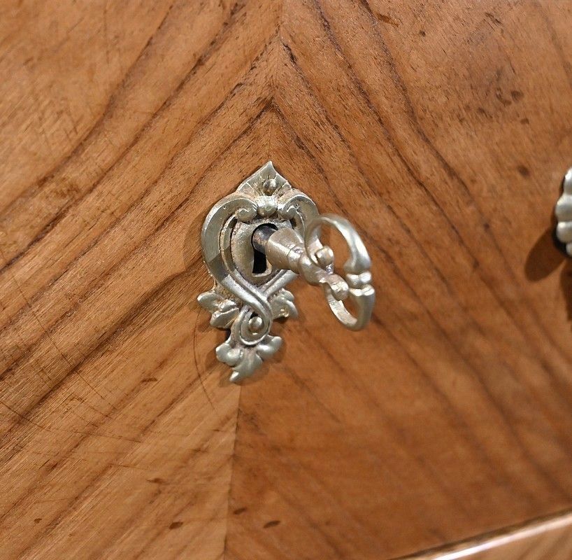 photo for sale Small Chest Of Drawers In Cherry, Louis XV Style   Early 20th Century