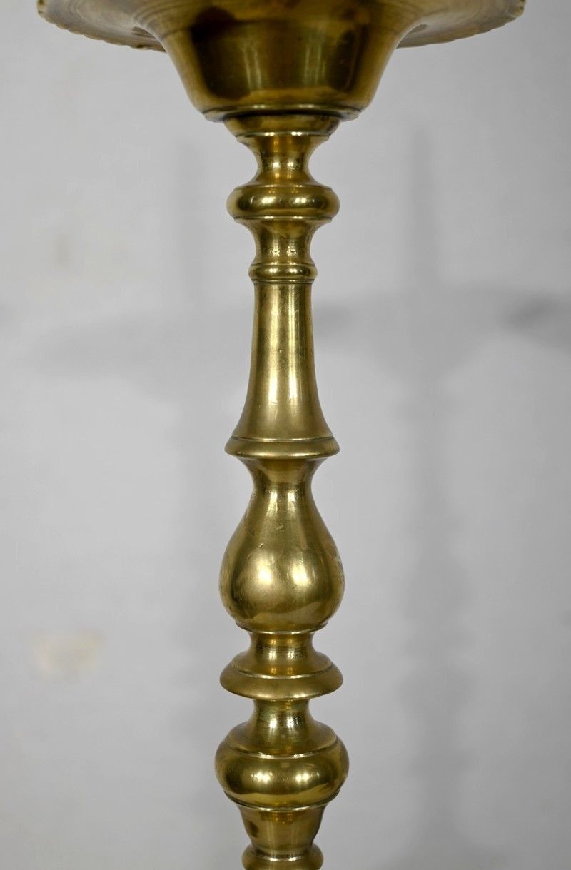 Pair Of Candlesticks In Gilt Bronze   2nd Half Of The 19th Century photo vintage