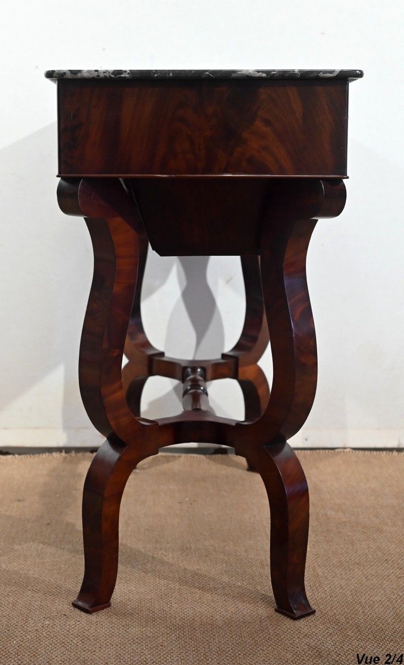 photo vinterior Worker Mahogany Console, Restoration Period   Early 19th Century