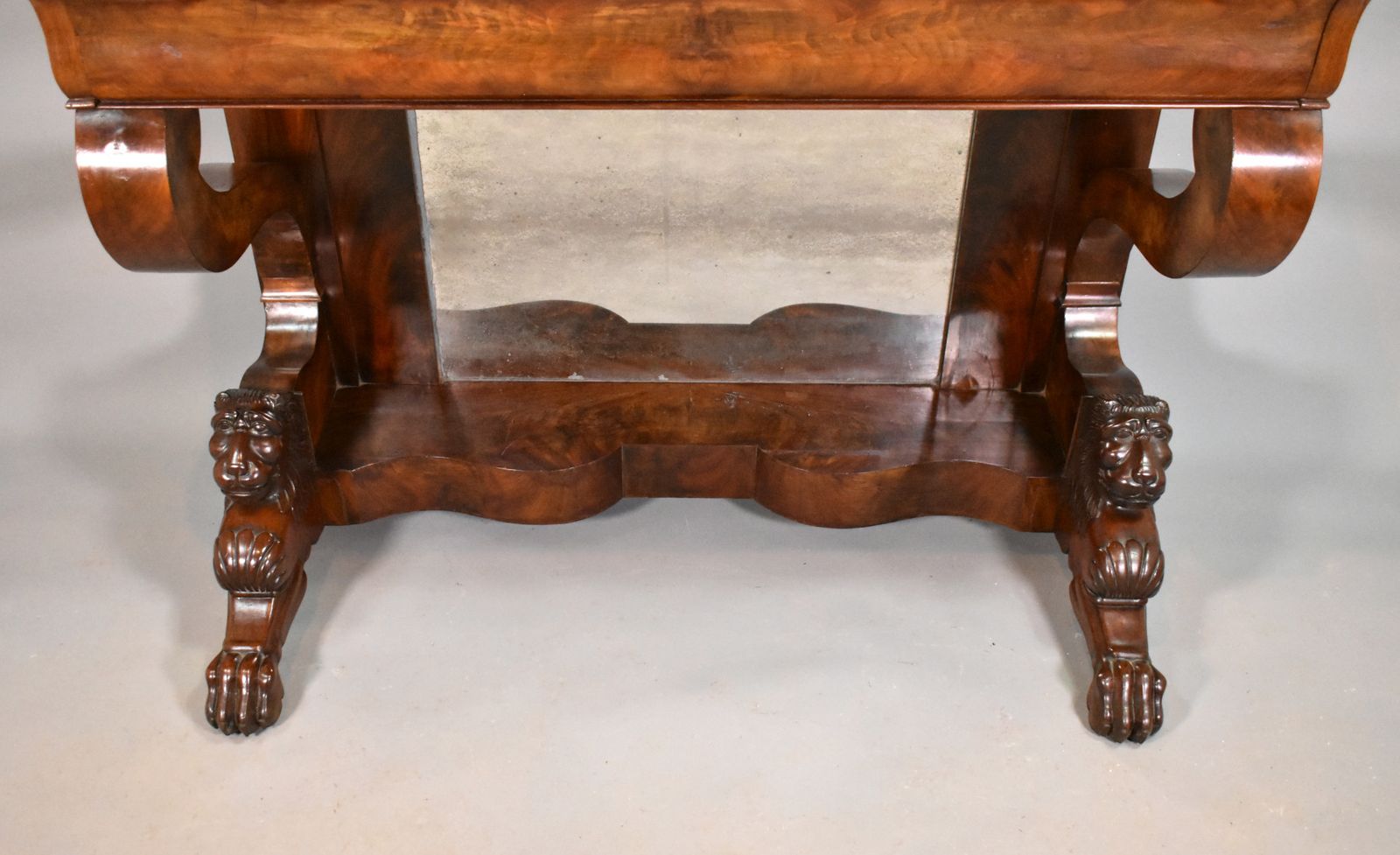 Antique French Mahogany Console Louis Philippe photo buy