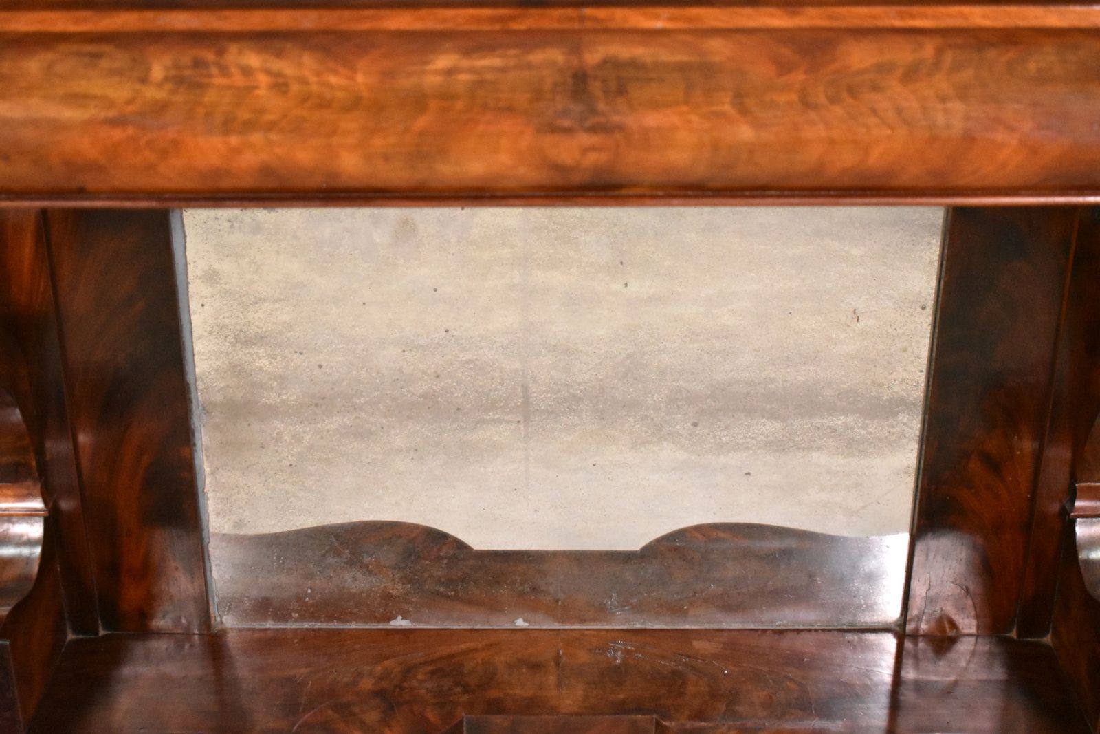 Antique French Mahogany Console Louis Philippe photo vintage