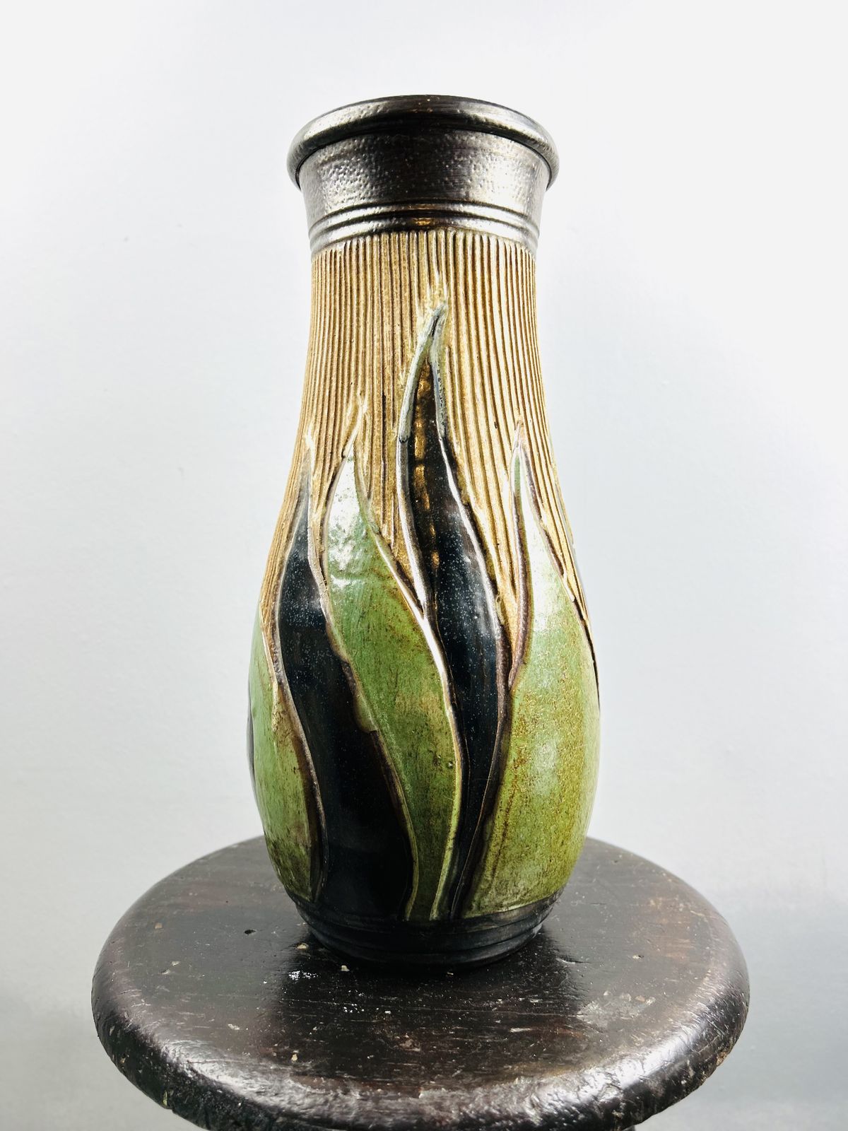 A Roger Guerin Art Deco Stoneware Vase,  Belgium Circa 1928