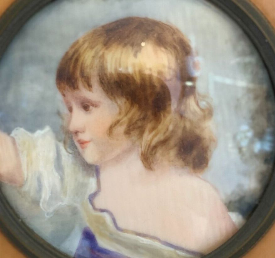 Miniature Portrait Of A Young 20th Century Woman photo Art