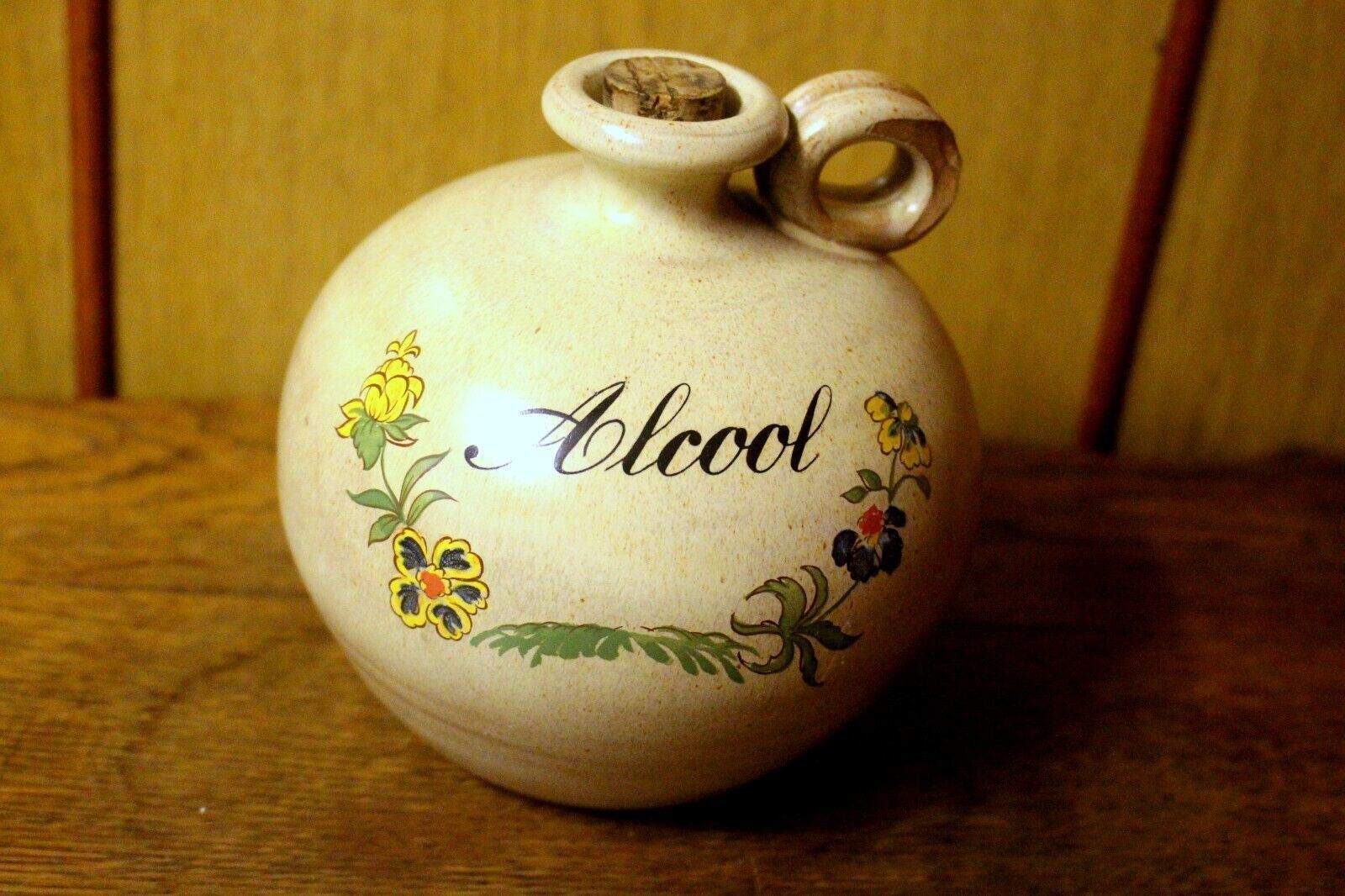 French Pottery Ceramic Alcool Pot For Water, Alcoholic Drinks 1940 photo furniture