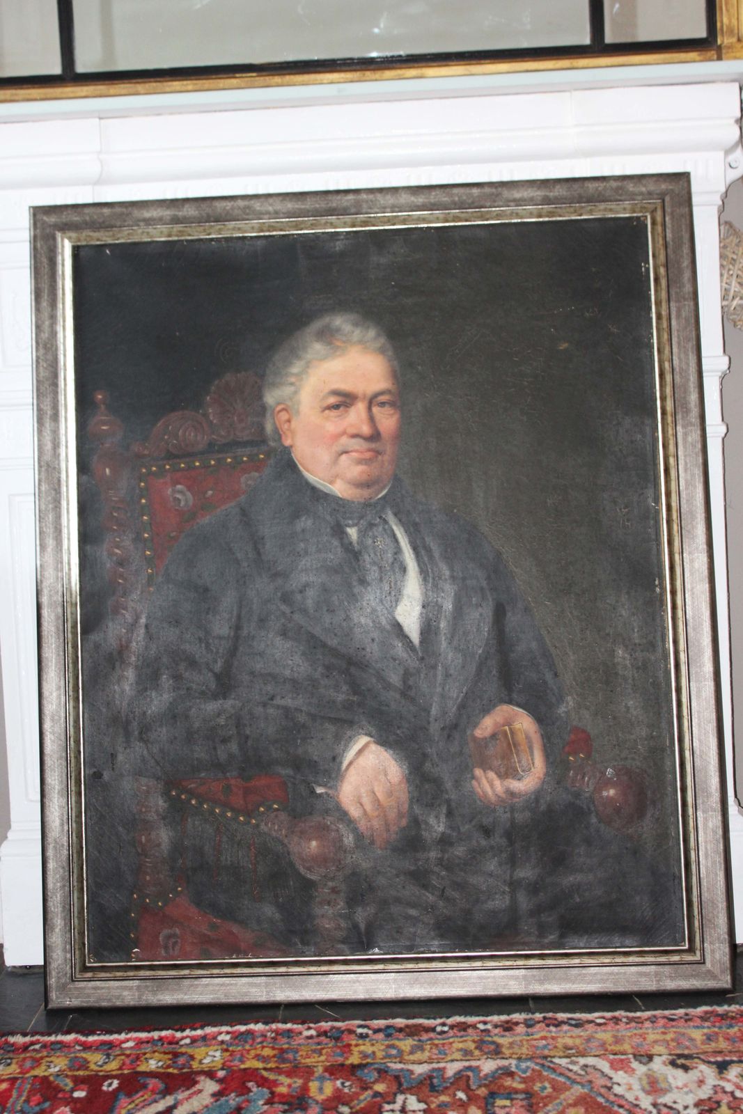 photo vinterior Antique French Portrait Of  A Bordeaux Dignitary