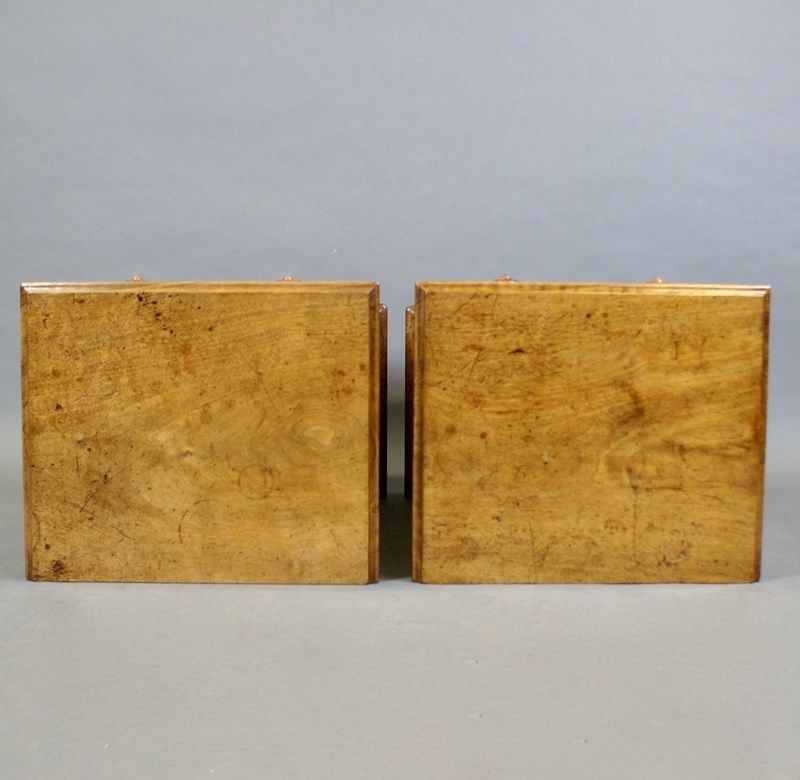 A Pair Of Walnut Aesthetic Movement Chests photo Furniture