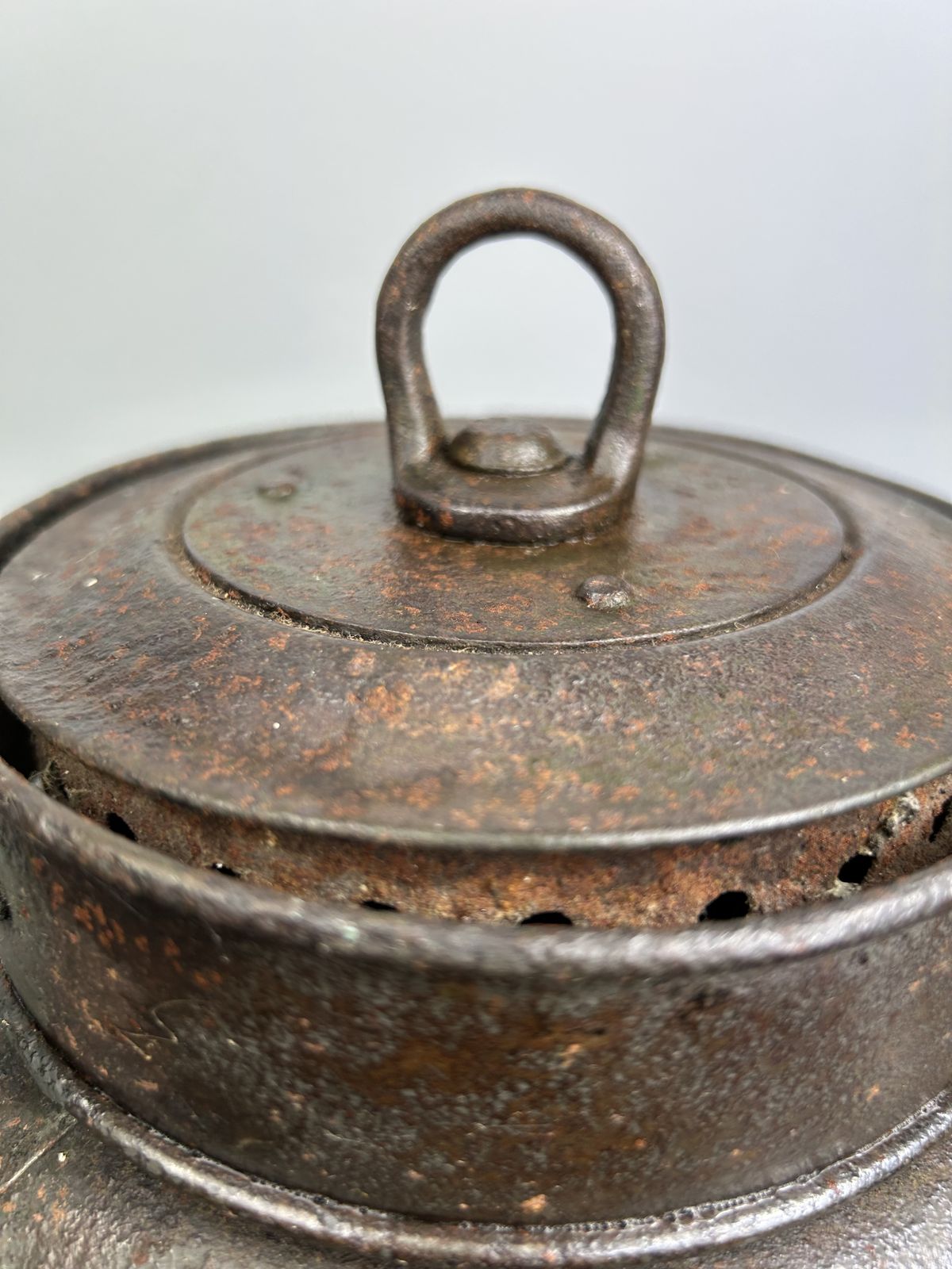 Antique Griffiths & Sons Uk Copper And Brass Oil Lantern , 1915 photo Lighting