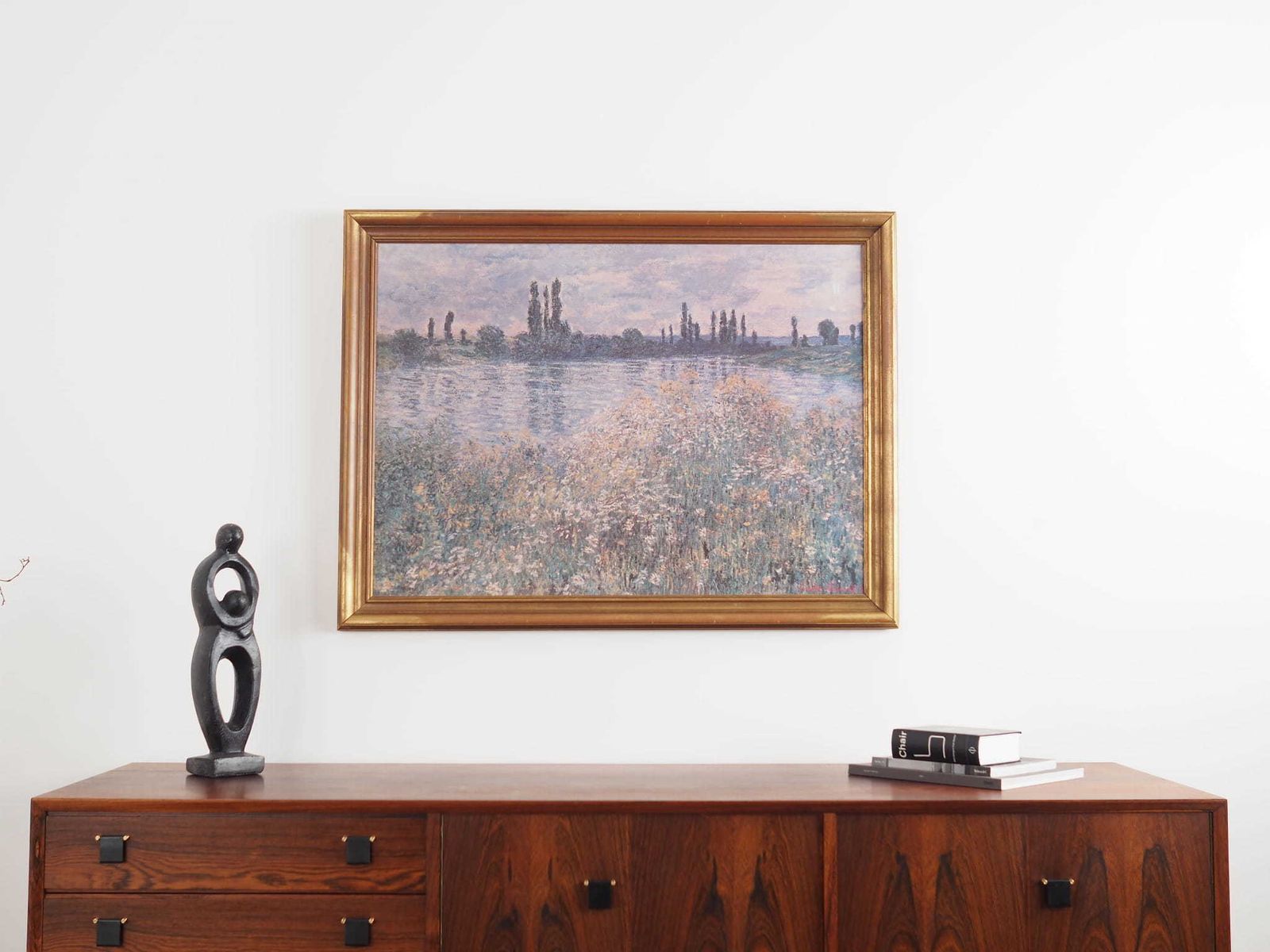Painting „The Blue Meadow”, Copy, Claude Monet photo furniture