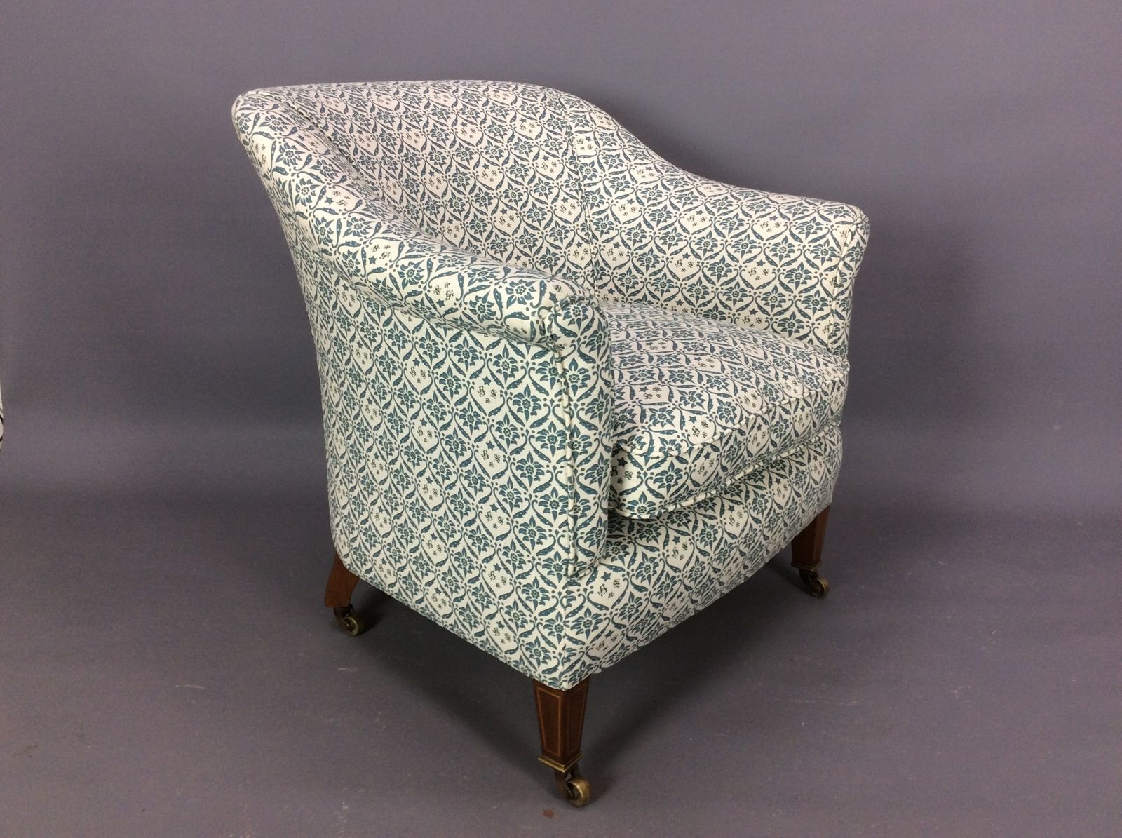 Howard & Sons Armchair, 1800s, Antique photo Furniture