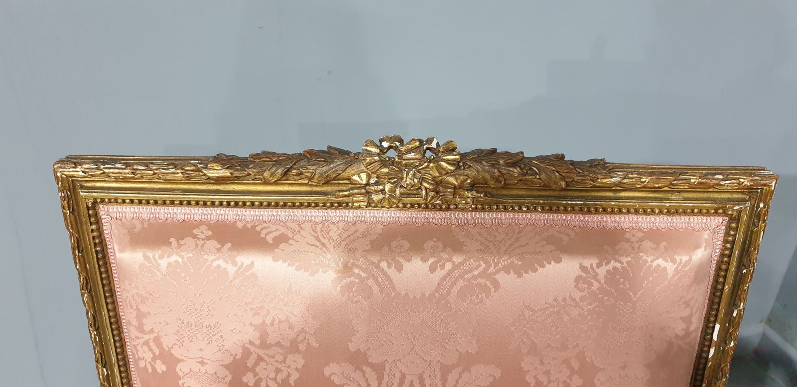 Superb Pair French Gilt Fauteuils Chairs photo vintage