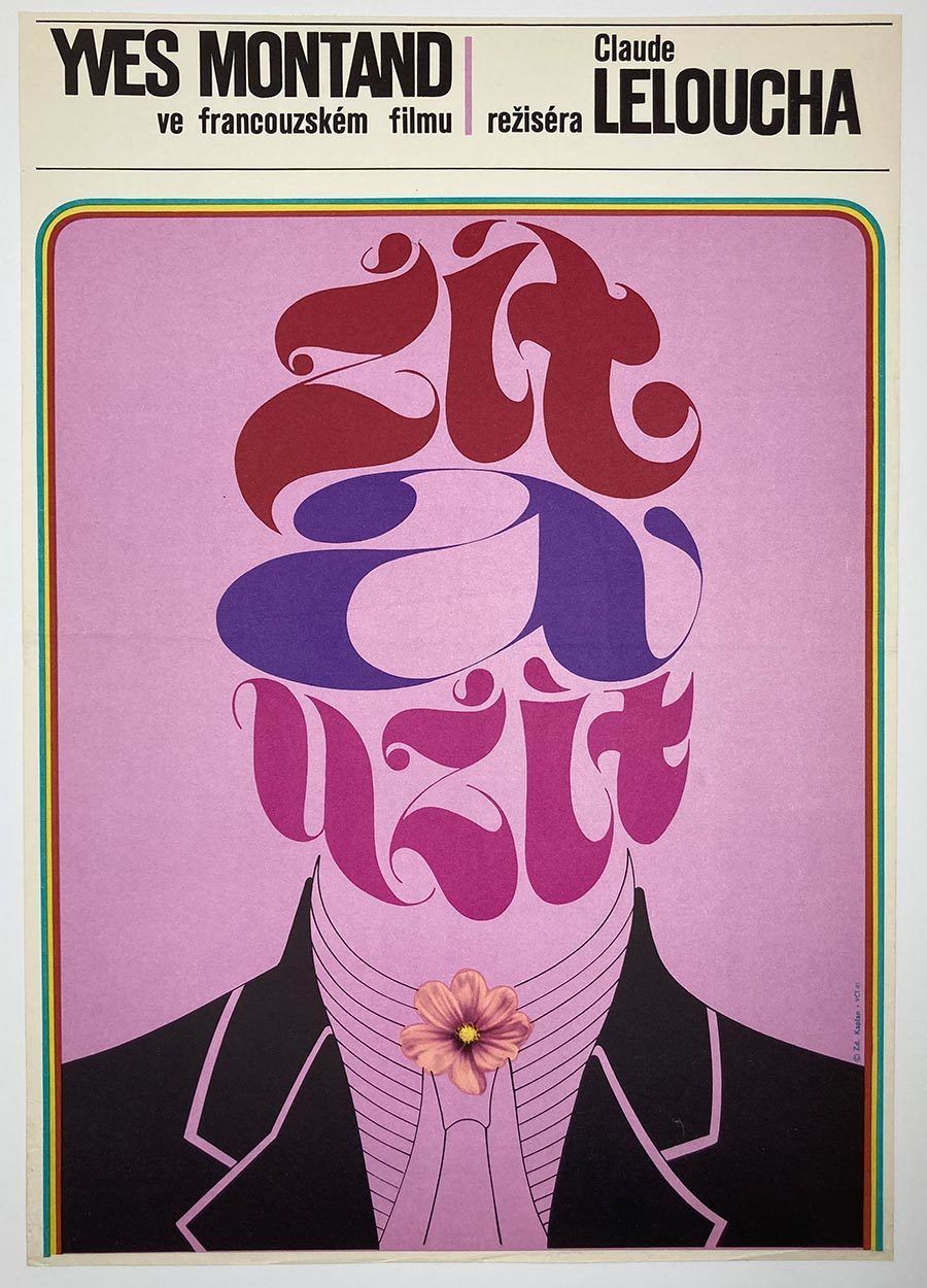 Movie Poster, Live For Life, Zdeněk Kaplan, 1969