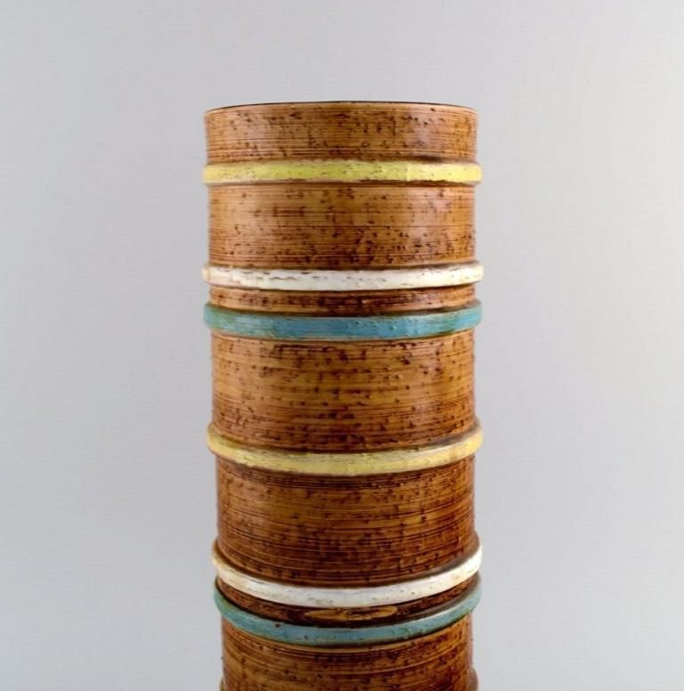 Nittsjö, Sweden. Large Vase In Glazed Stoneware. 1960s photo for sale
