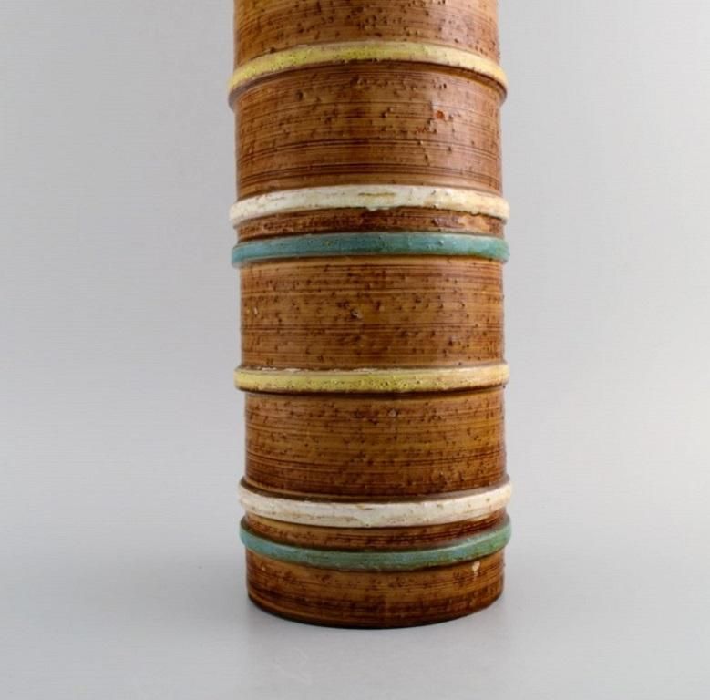 Nittsjö, Sweden. Large Vase In Glazed Stoneware. 1960s photo Home Decor