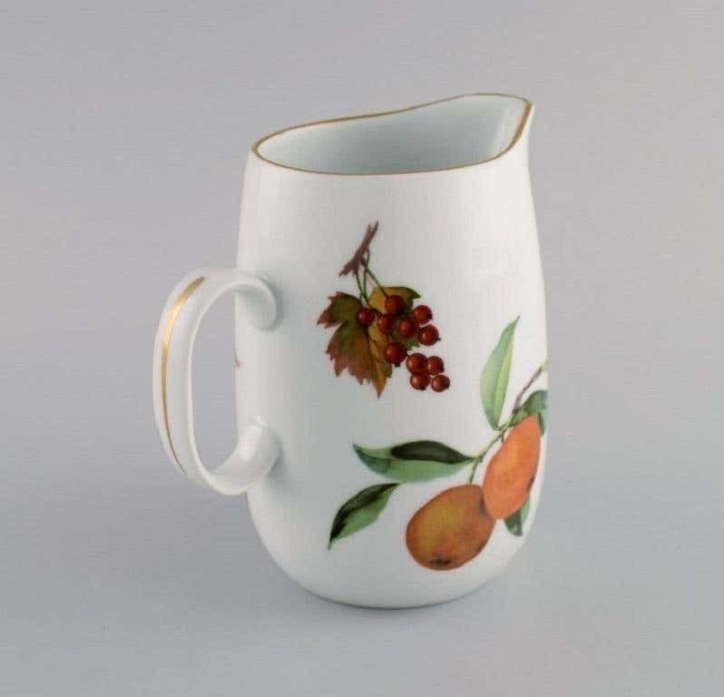 Royal Worcester, England, Six Pieces Of Evesham Porcelain Decorated With Fruits photo Home Decor