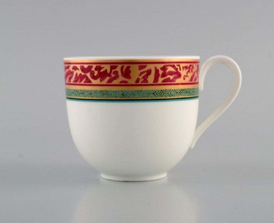 Paloma Picasso For Villeroy & Boch, 11 "My Way" Porcelain Coffee Cups & Saucers photo for sale