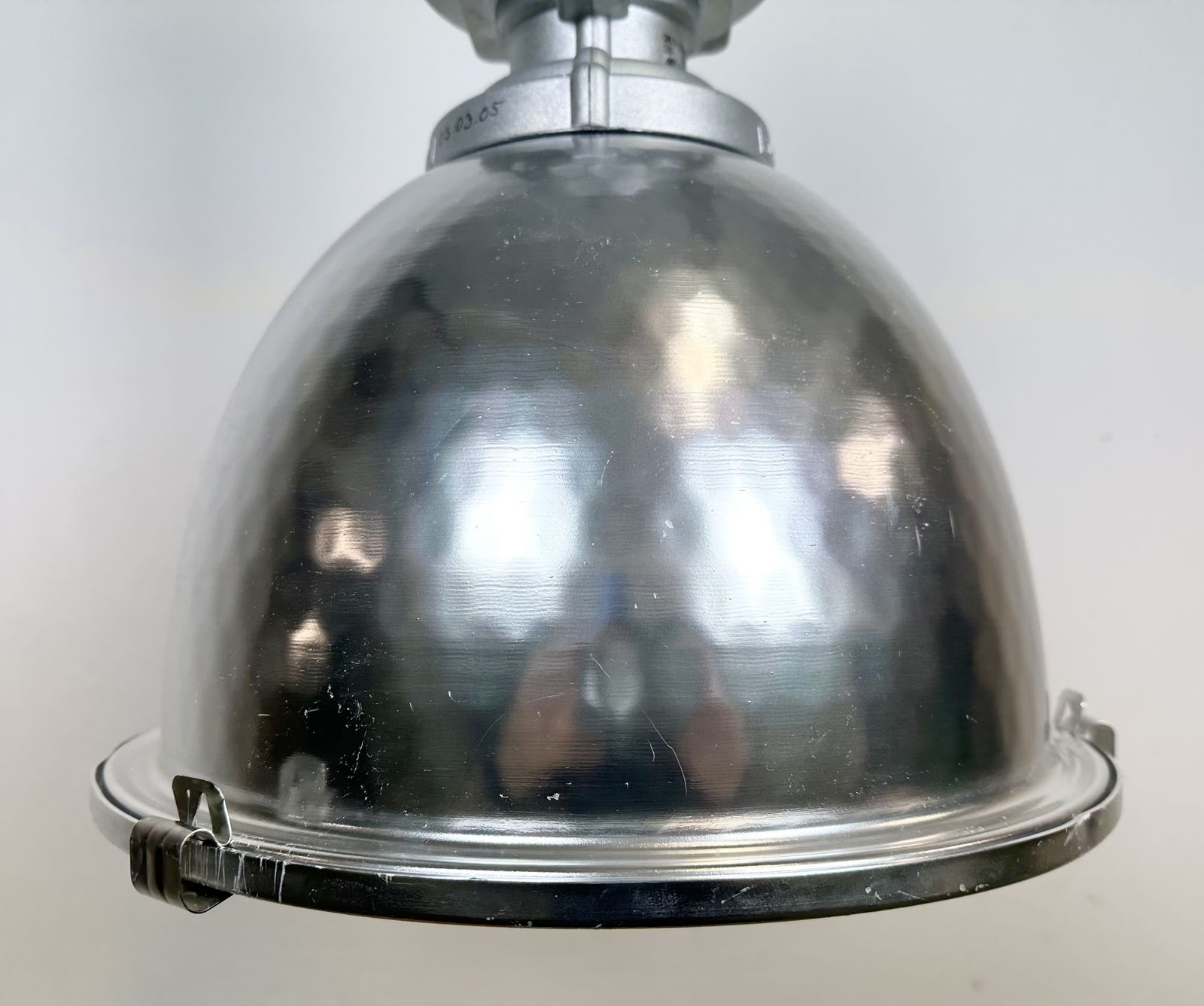 Industrial Pendant Lamp With Glass Cover By Charles Keller For Zumtobel, 1990s, 35x photo furniture
