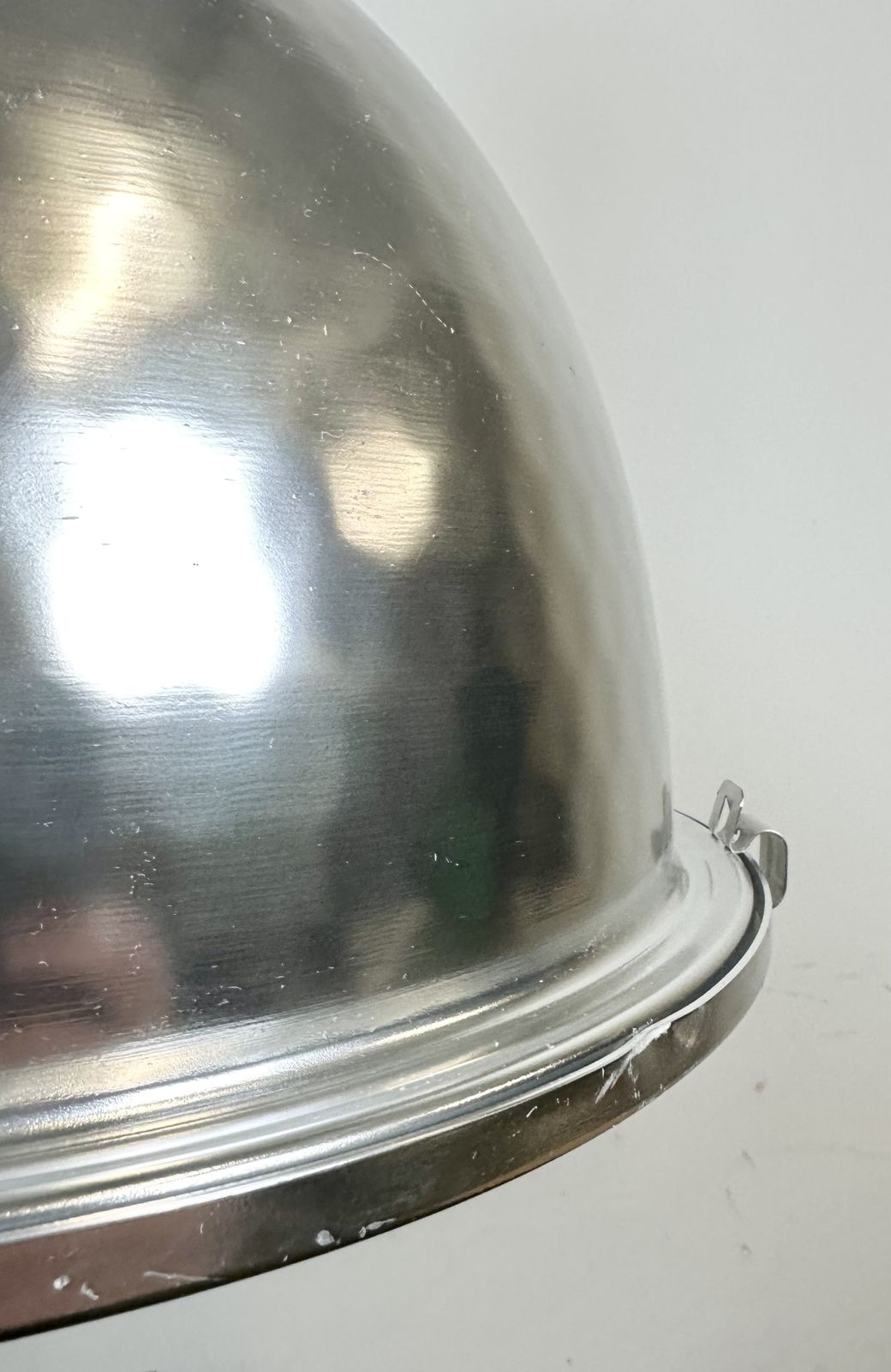 photo for sale Industrial Pendant Lamp With Glass Cover By Charles Keller For Zumtobel, 1990s, 35x