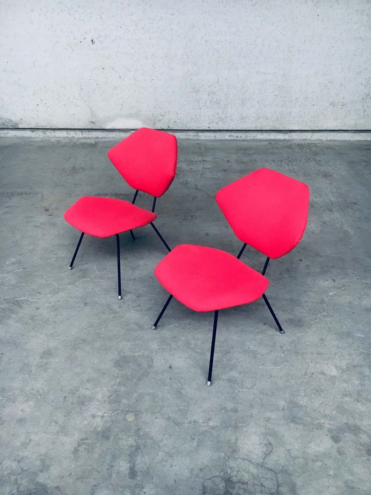 Mid Century Modern Lage Stoelen, Set Van 2 – Italië, Ca. Jaren 1950 photo 1488.0