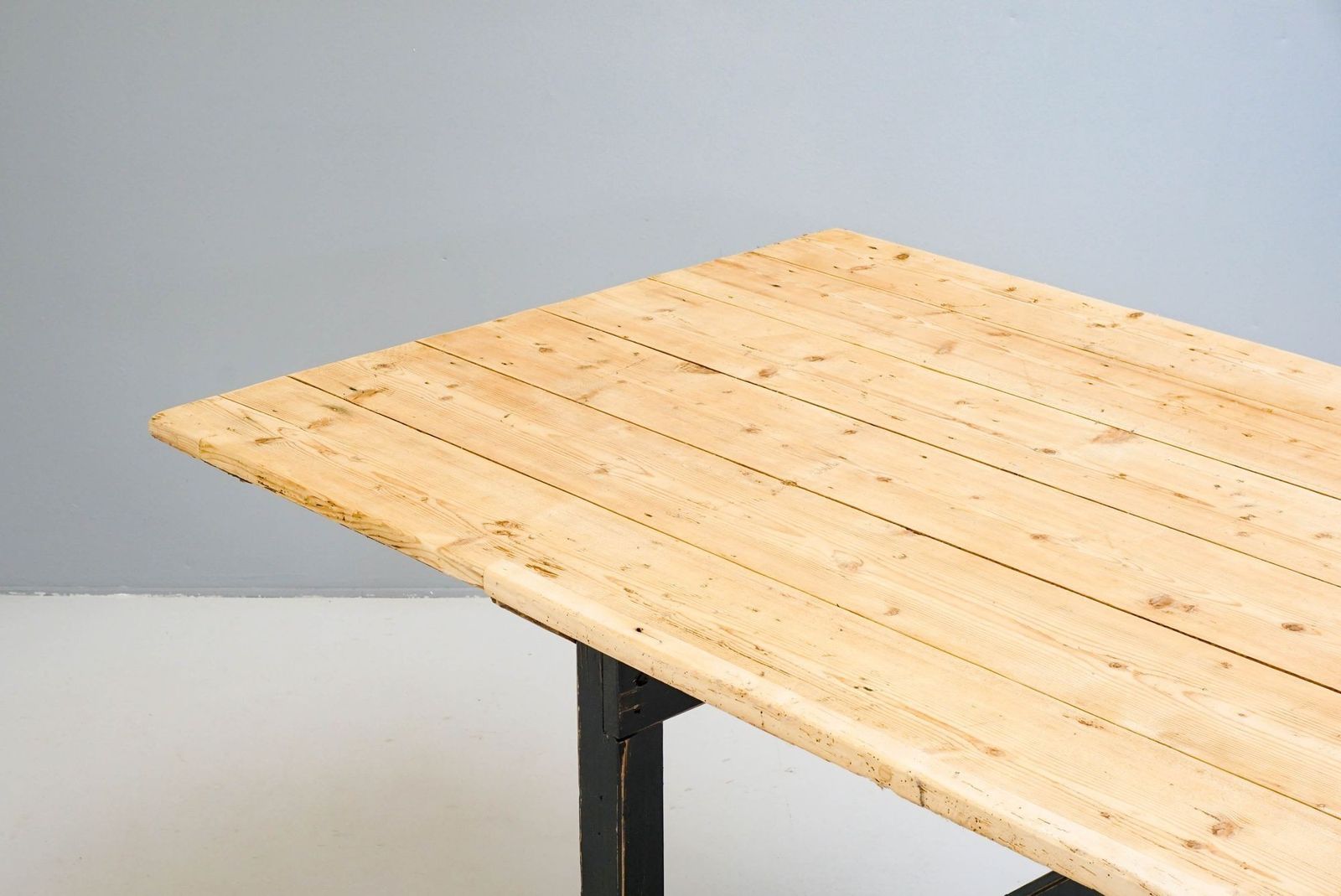 Large Trestle Table, 1800s, Pine photo for sale