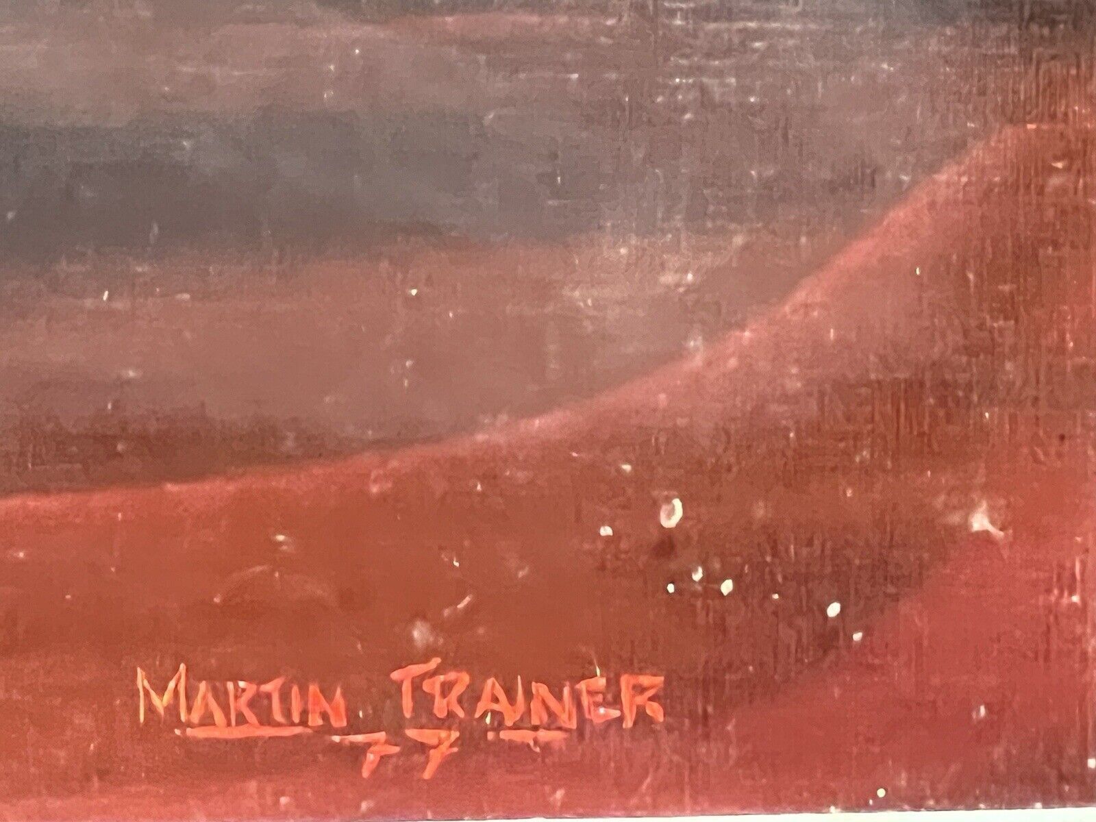 1700.0 20th Century Fine Art Martin Trainer Oil Painting Of Matador With Mule photo