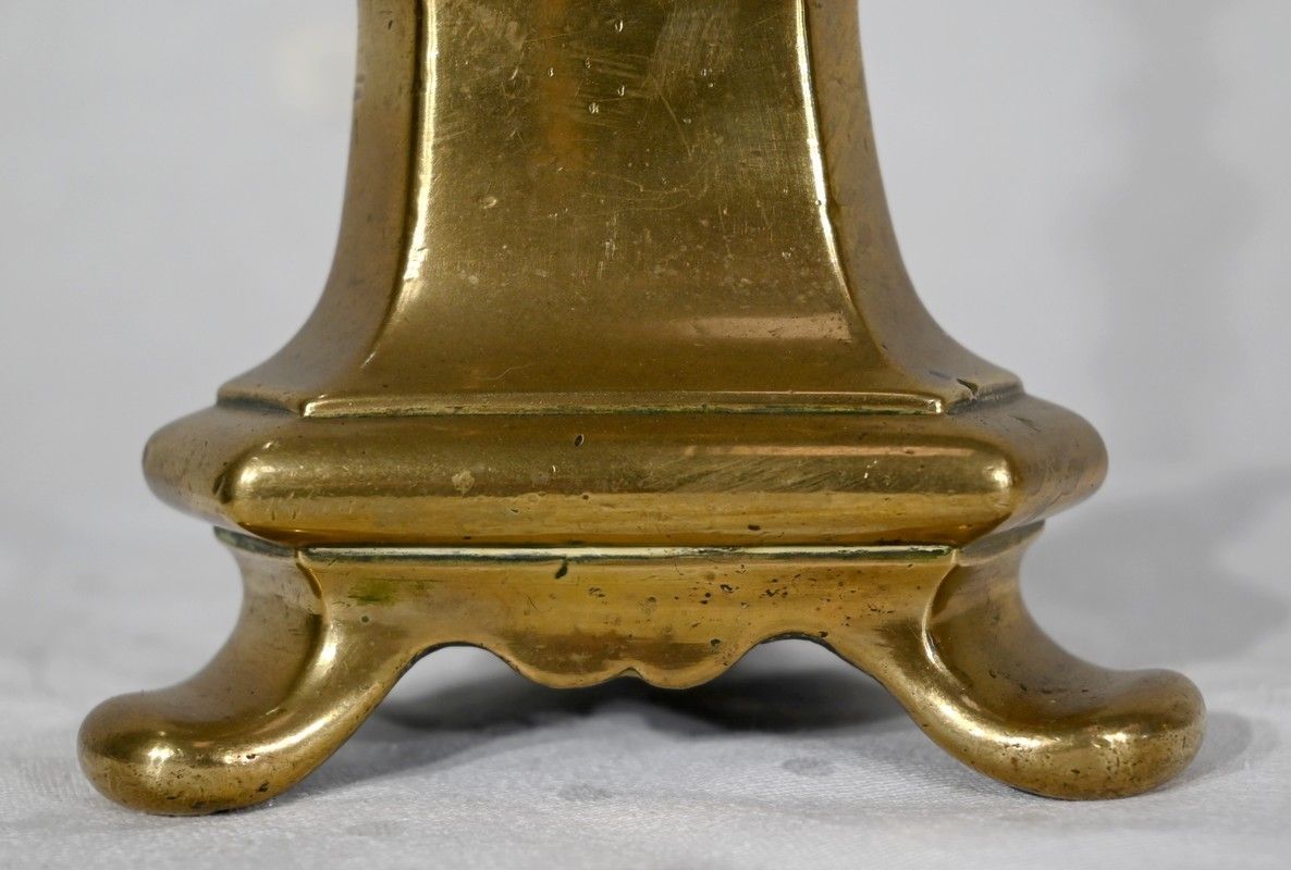 Home Decor Pair Of Candlesticks In Gilt Bronze Mid 19th Century photo