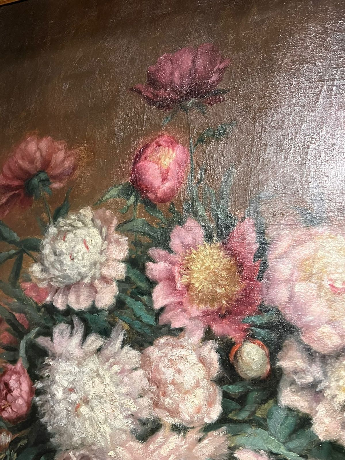 Art Beautiful Large 19th Century Oil Painting photo
