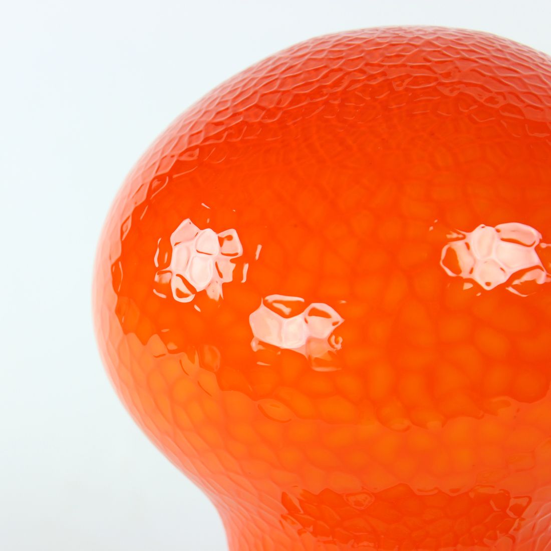 Mid Century Table Lamp In Orange Opaline Glass By Stefan Tabery, Opp Jihlava, 1960s photo 250.0