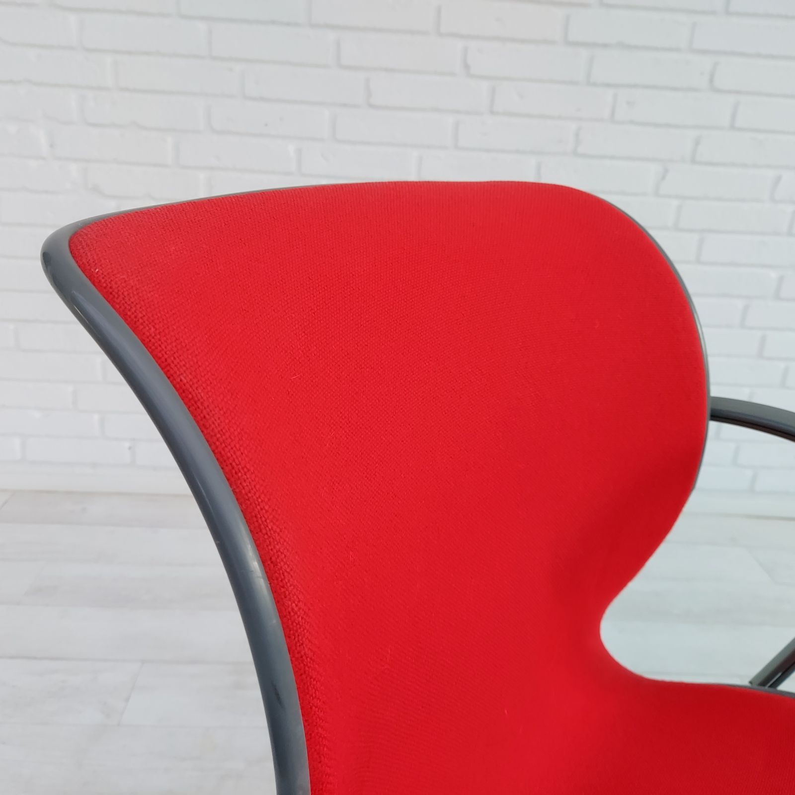 Jaren 1990, Deens Design Van Alfred Homann, Set Van Zes "Ensemble" Stoelen, Goede Staat photo vintage