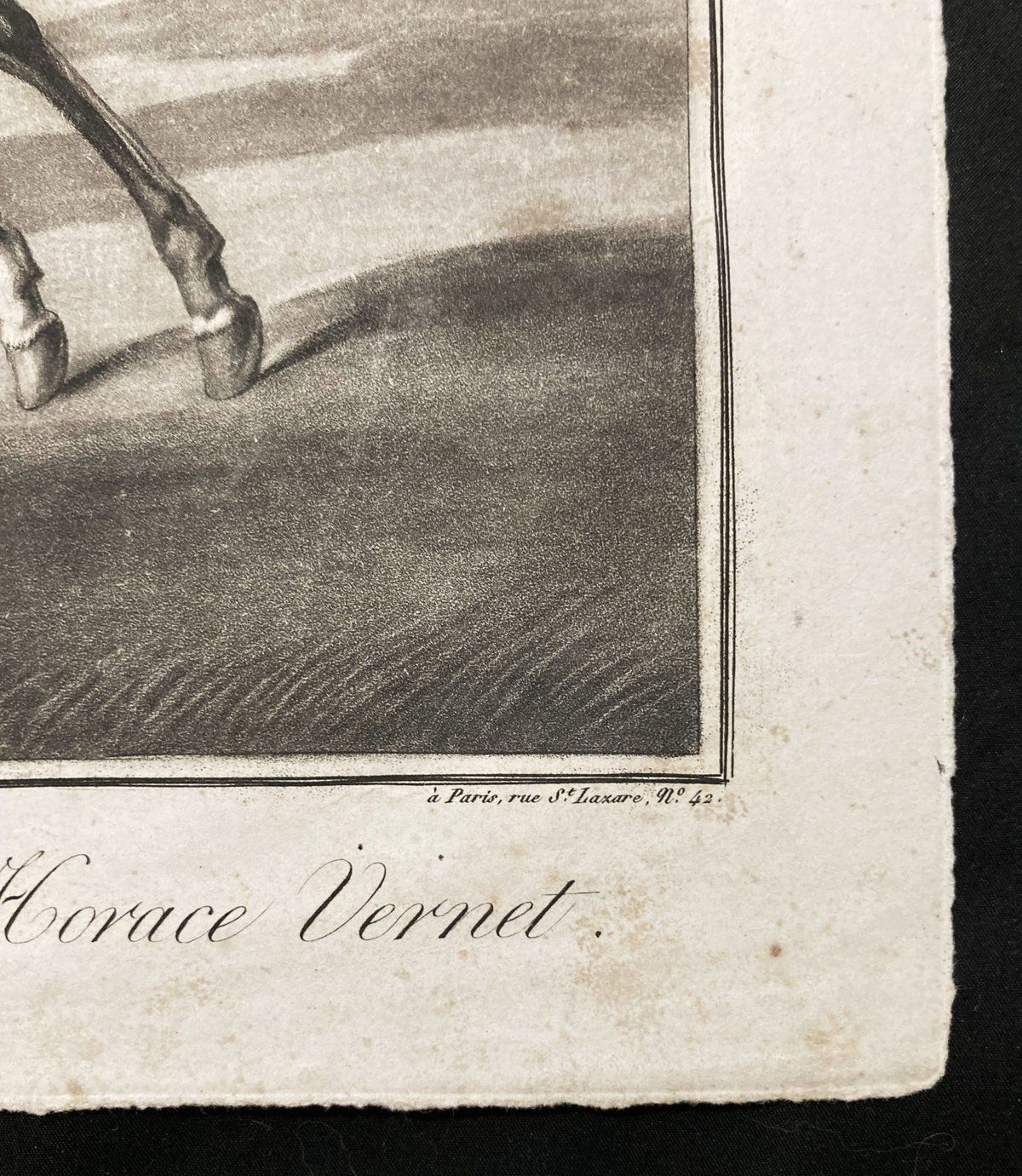 Deuxieme Suite De Chevaux Carle Horace 1830 Vernet Lithography No 15 photo for sale