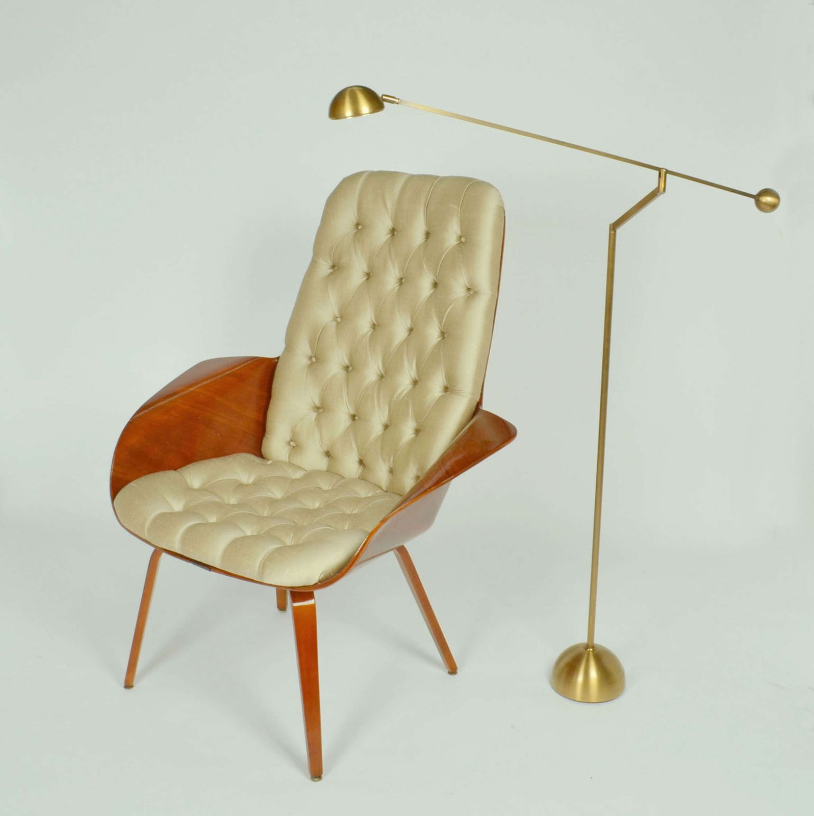 Pair Of 'Mrs' Lounge Chairs By George Mulhauser For Plycraft photo buy