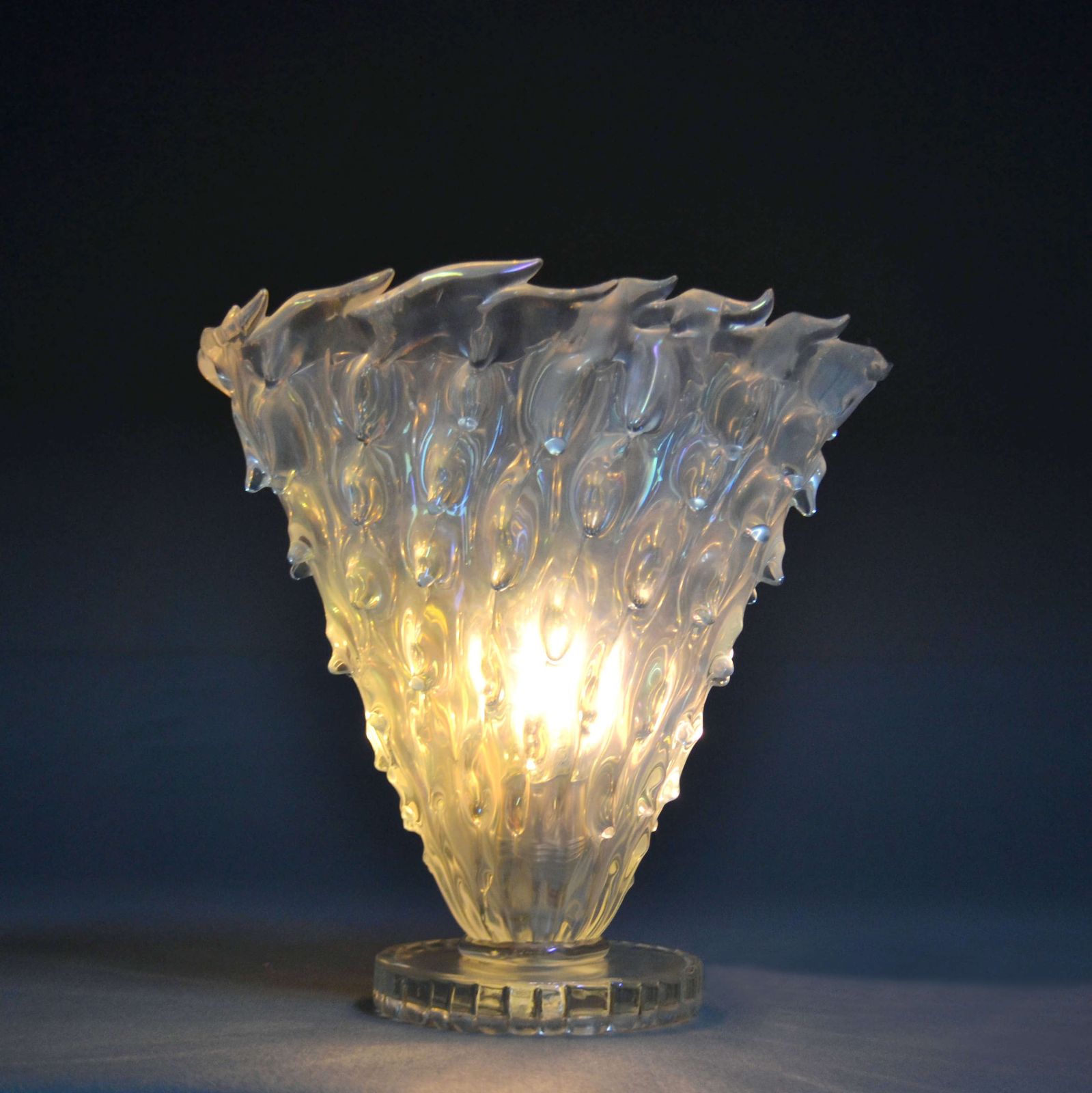 Medusa Table Lamp By Ercole Barovier For Barovier Toso 1935 photo for sale