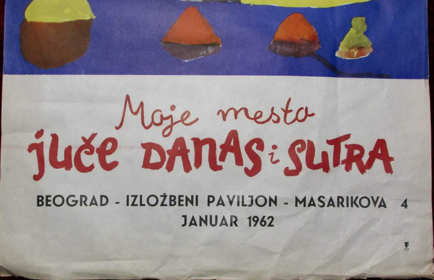 Original Poster Volleyball World League Yugoslavia 1998 Telecom Italia photo furniture