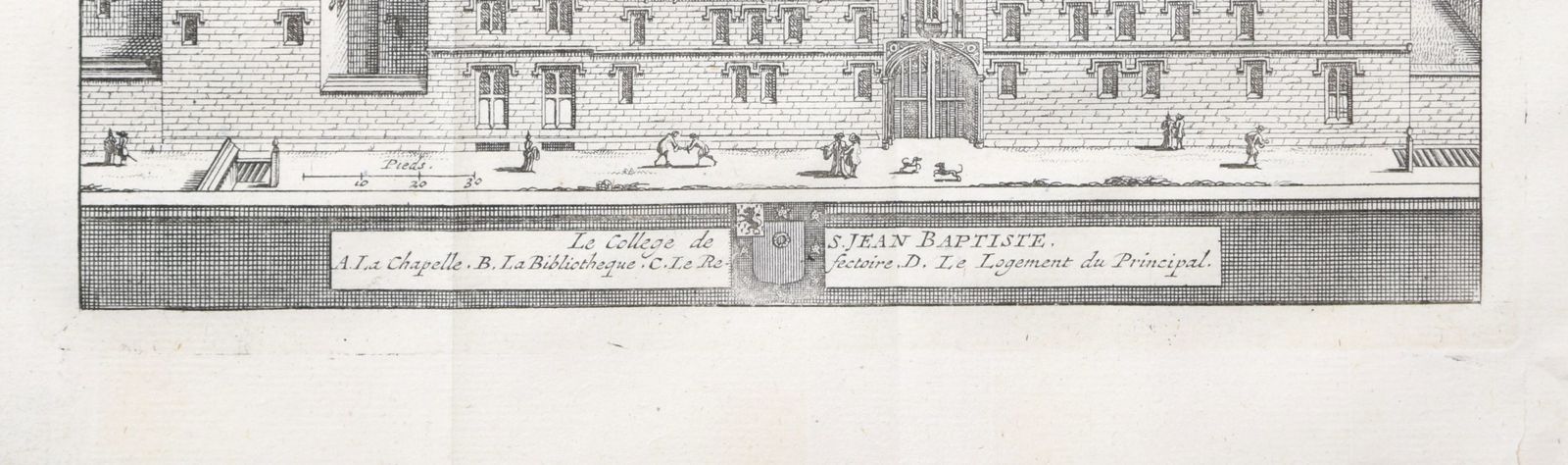Pieter Van Der Aa (1659 1733), After David Loggan (1634–1692) St John’s College, Oxford (1727) photo for sale