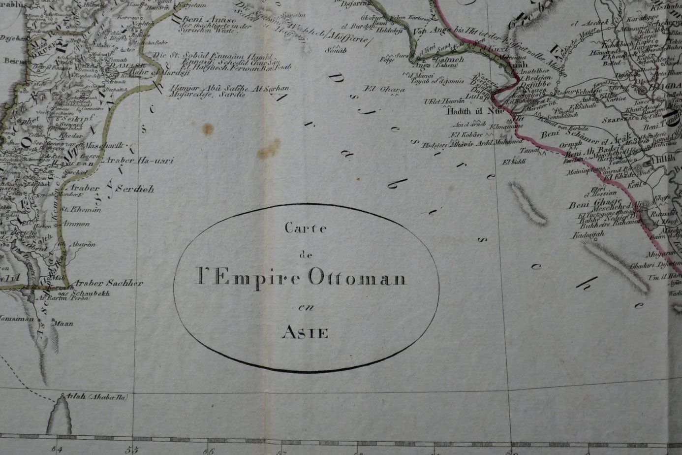 Asiatische Turkey Antique Map Ottoman Empire 1807 photo furniture