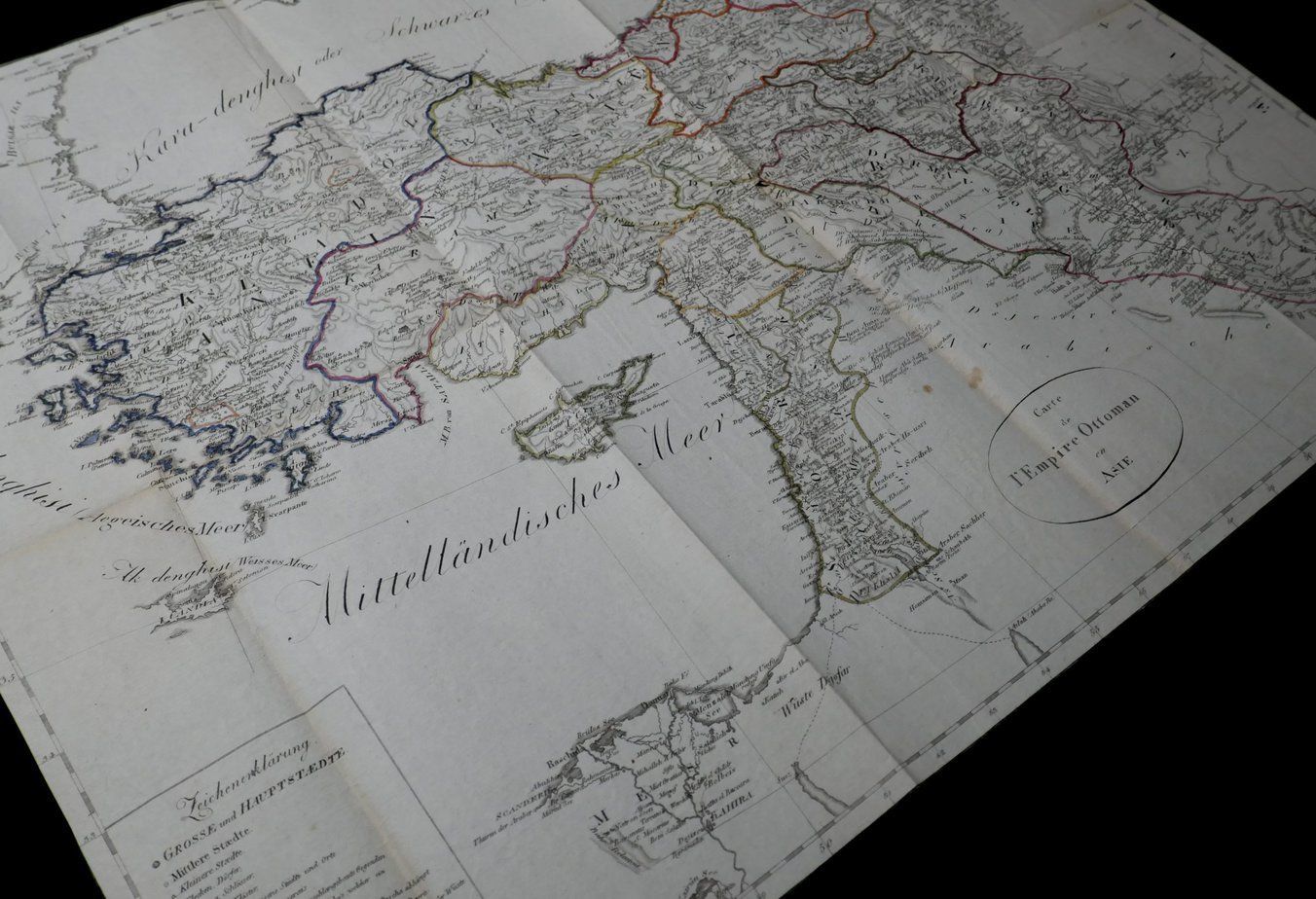 Asiatische Turkey Antique Map Ottoman Empire 1807 photo vinterior