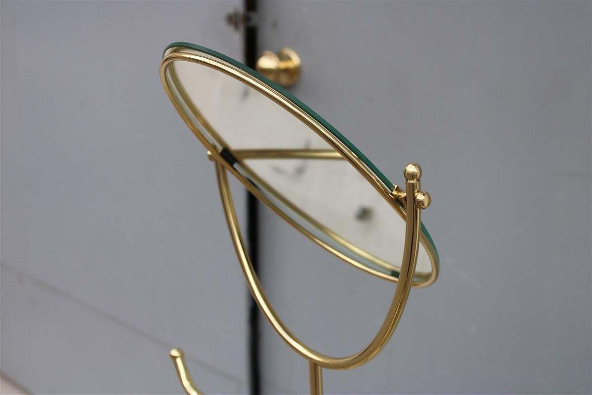 Bedroom Clothes Hanger With Mirror Italy Mid Century Modern Gold photo buy
