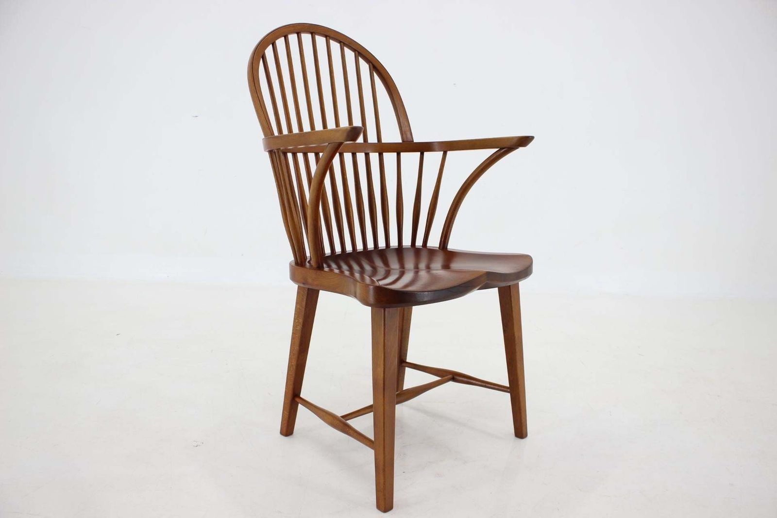 1940s Fritz Henningsen Windsor Oak Chair Model Ch 18 A Denmark photo Furniture