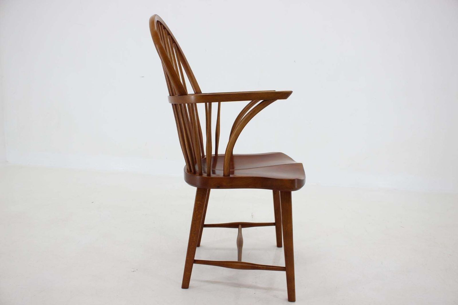1940s Fritz Henningsen Windsor Oak Chair Model Ch 18 A Denmark photo 1110.0