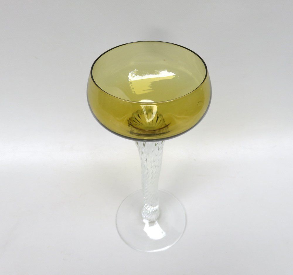 Art Deco Wine Glasses In Crystal Glass, 1920s, Set Of 7 photo 1686.4