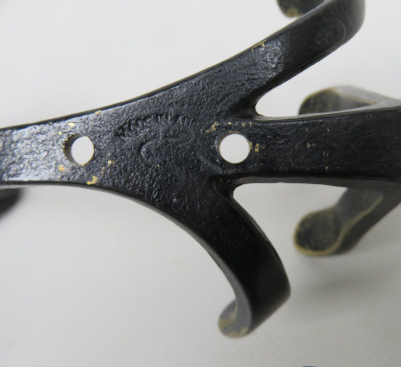 photo for sale Black Brass Animal Cloakroom Hook By Walter Bosse, 1950s, Set Of 12