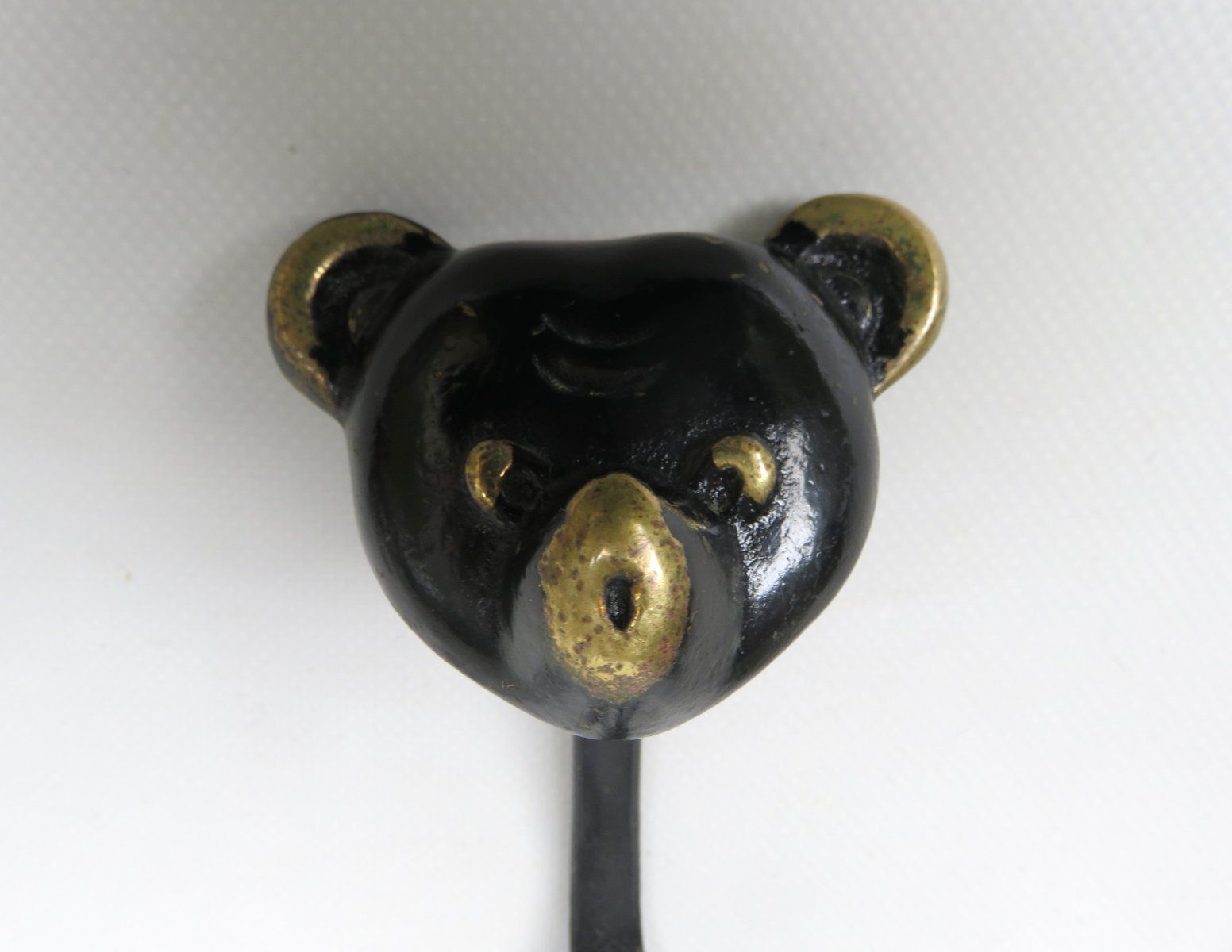 photo buy Black Brass Animal Cloakroom Hook By Walter Bosse, 1950s, Set Of 12