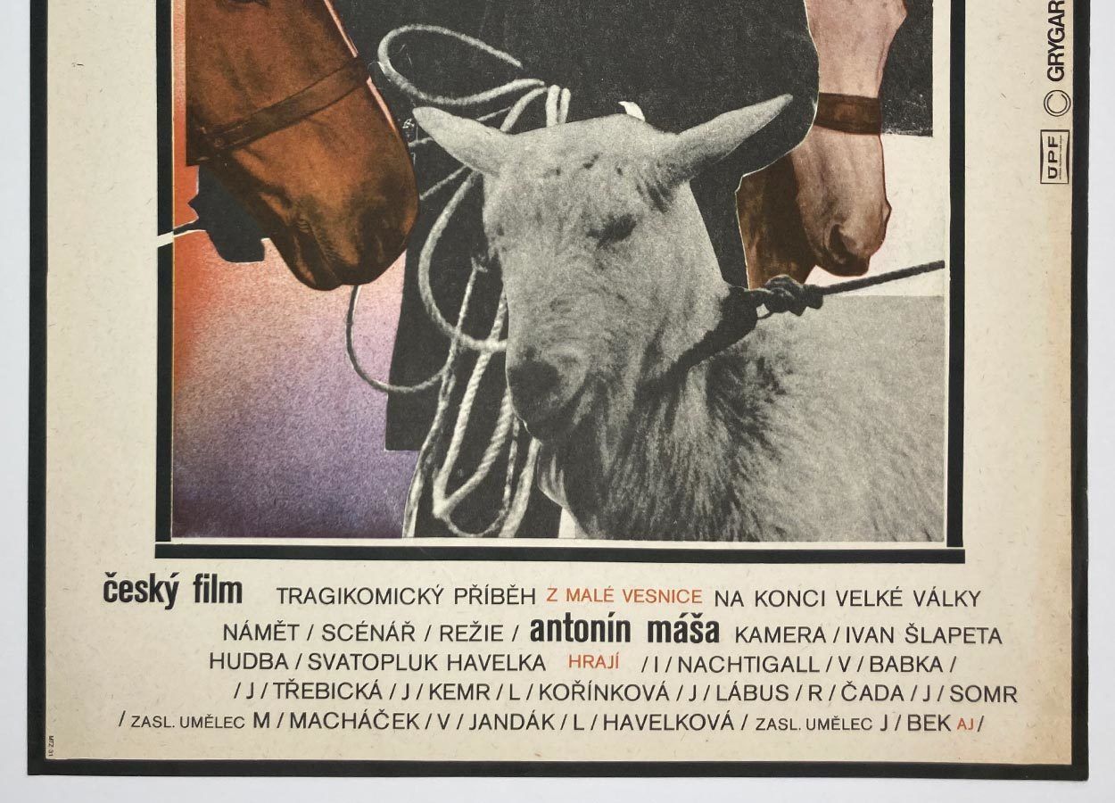 Original Film Poster, Why Not Believe In Miracles?, Milan Grygar, 1977, Genuine Czech Vintage Print photo for sale