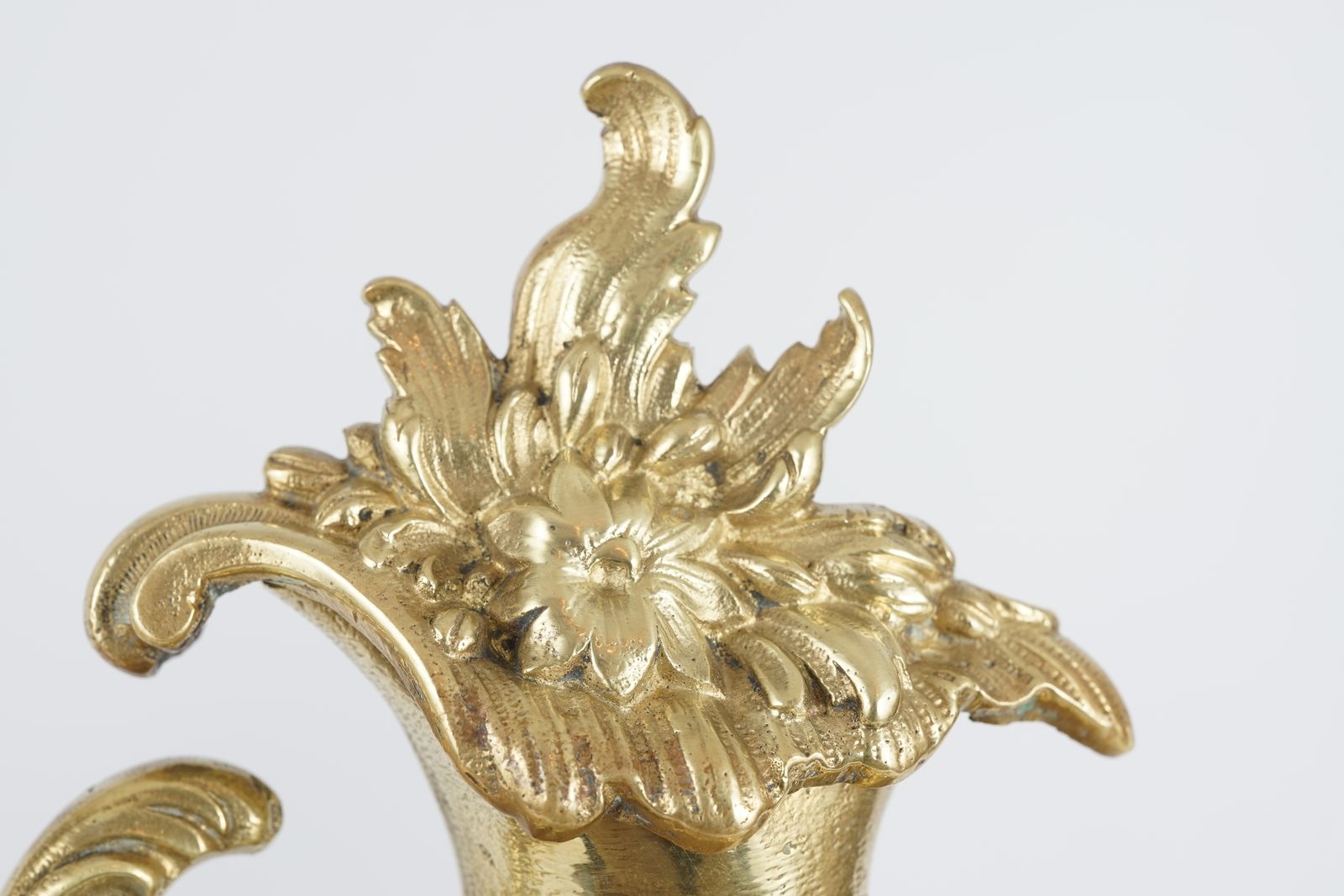 Pair Of Louis XV Style Bronze Chenets By Charles Casier photo Home Fixtures